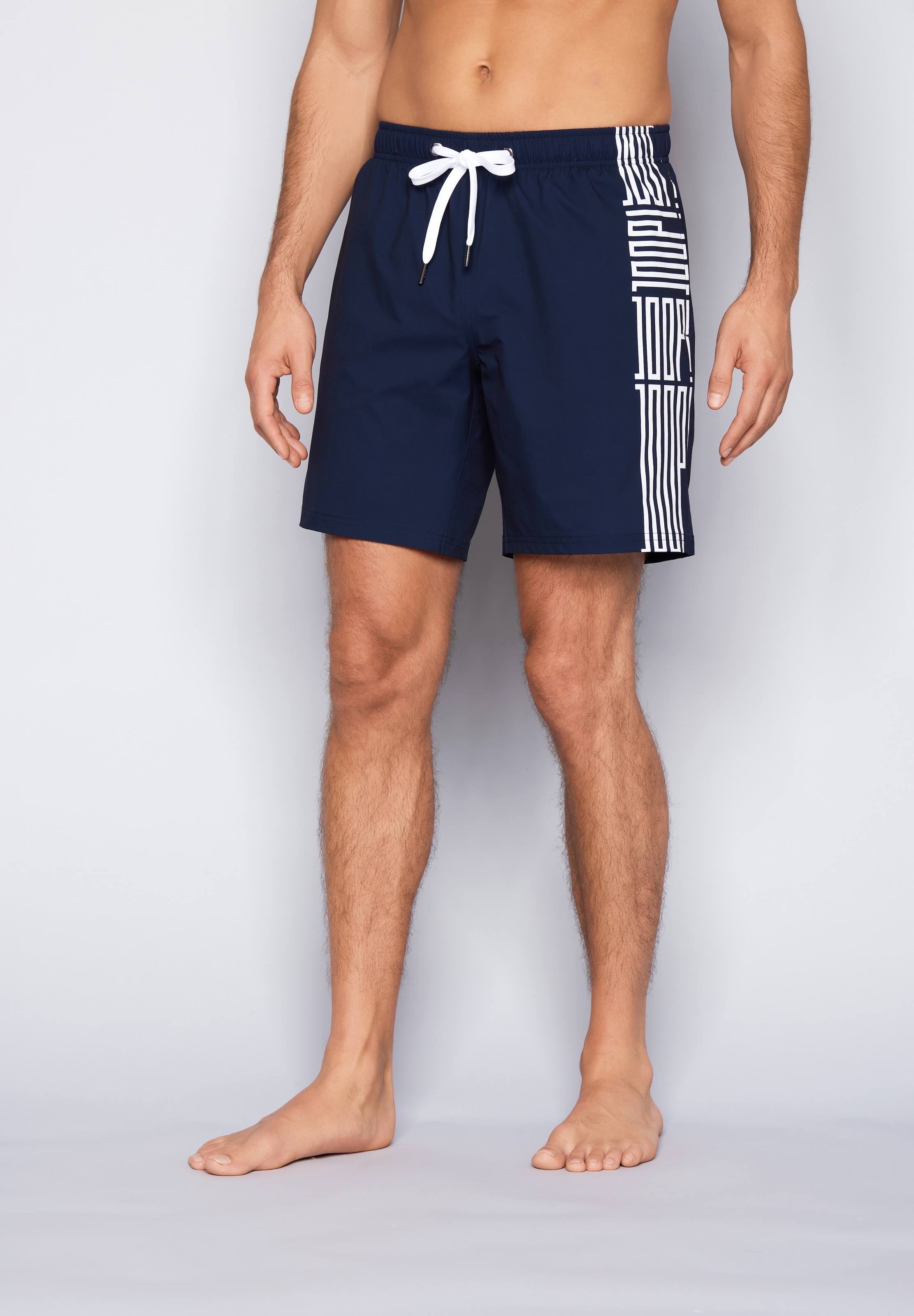 JOOP! Short de bain »Deco Logo Placement« mit seitlichen Taschen und grossem Wording