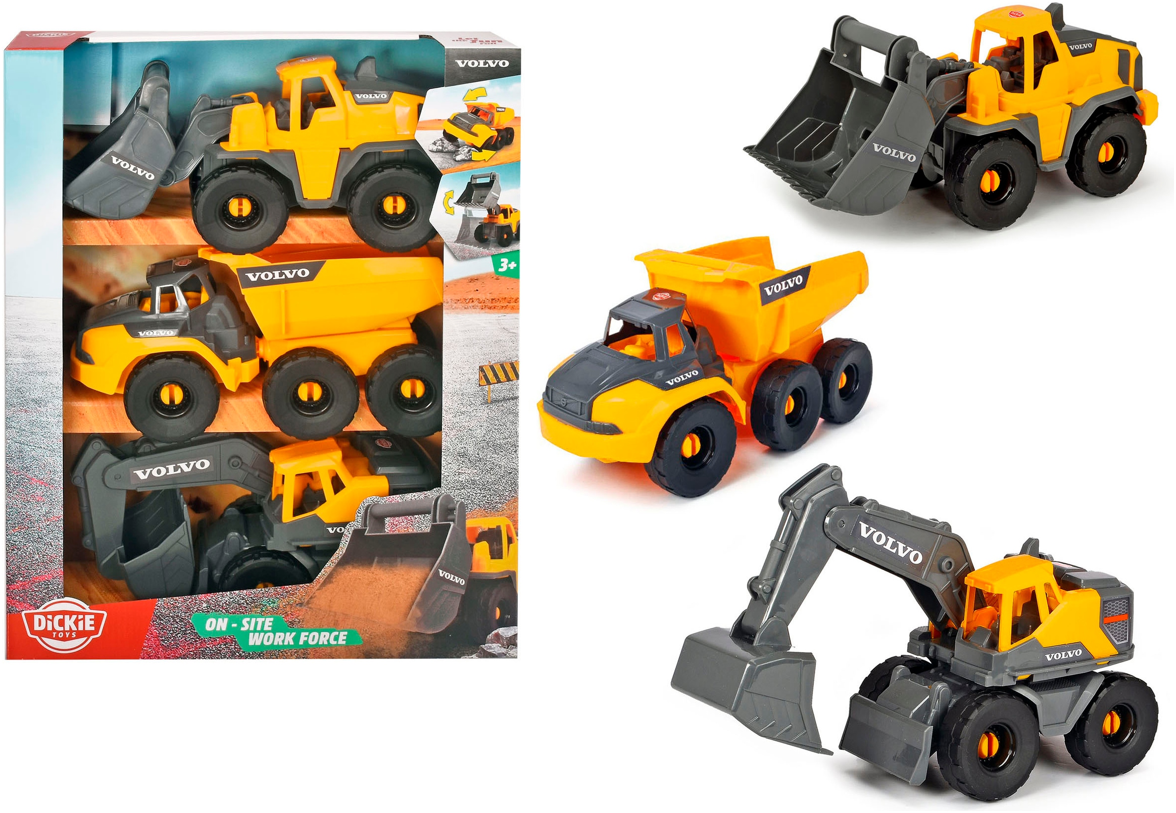 Dickie Toys Jouet de construction »Volvo Tough Work Force«