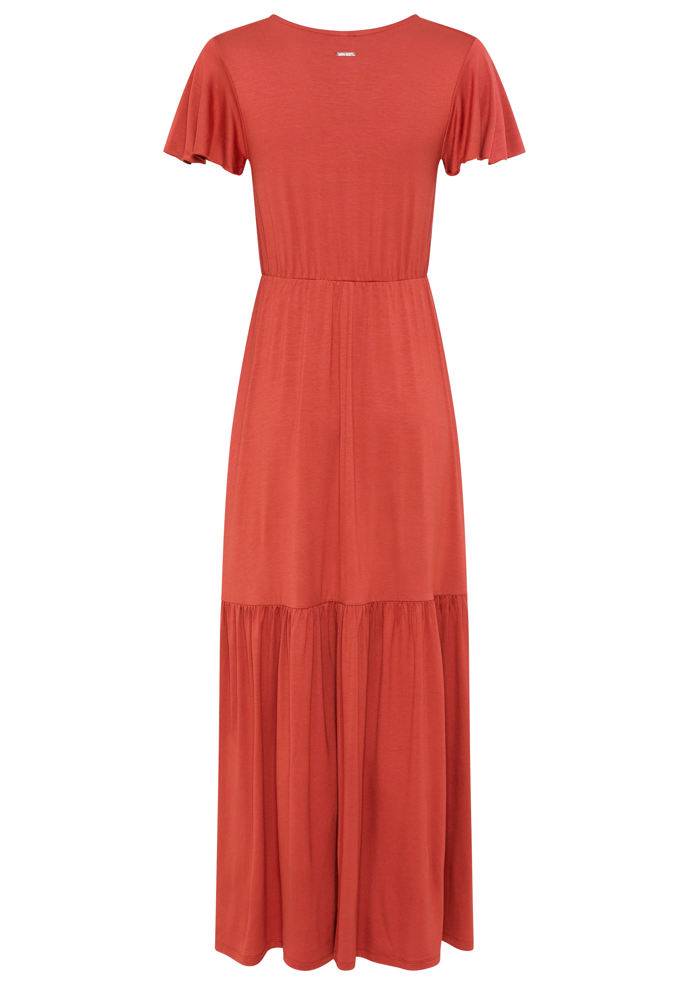 Laura Scott Robe d'été langer Schnitt, für warme Tage, aus Single Jersey, mit Flügelärmeln