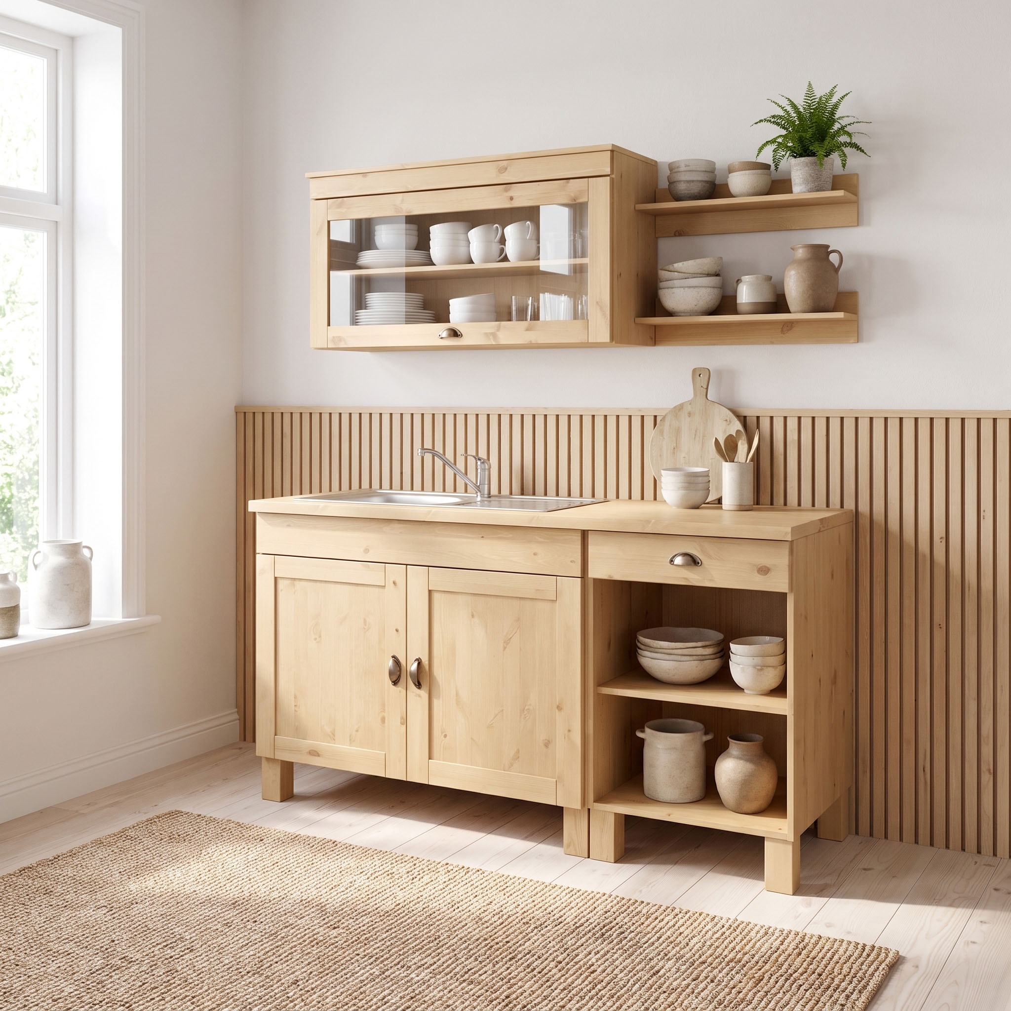 Home affaire Armoire basse »Oslo« 50 cm de large, sans plan de travail, 1 tiroir, 1 tablette