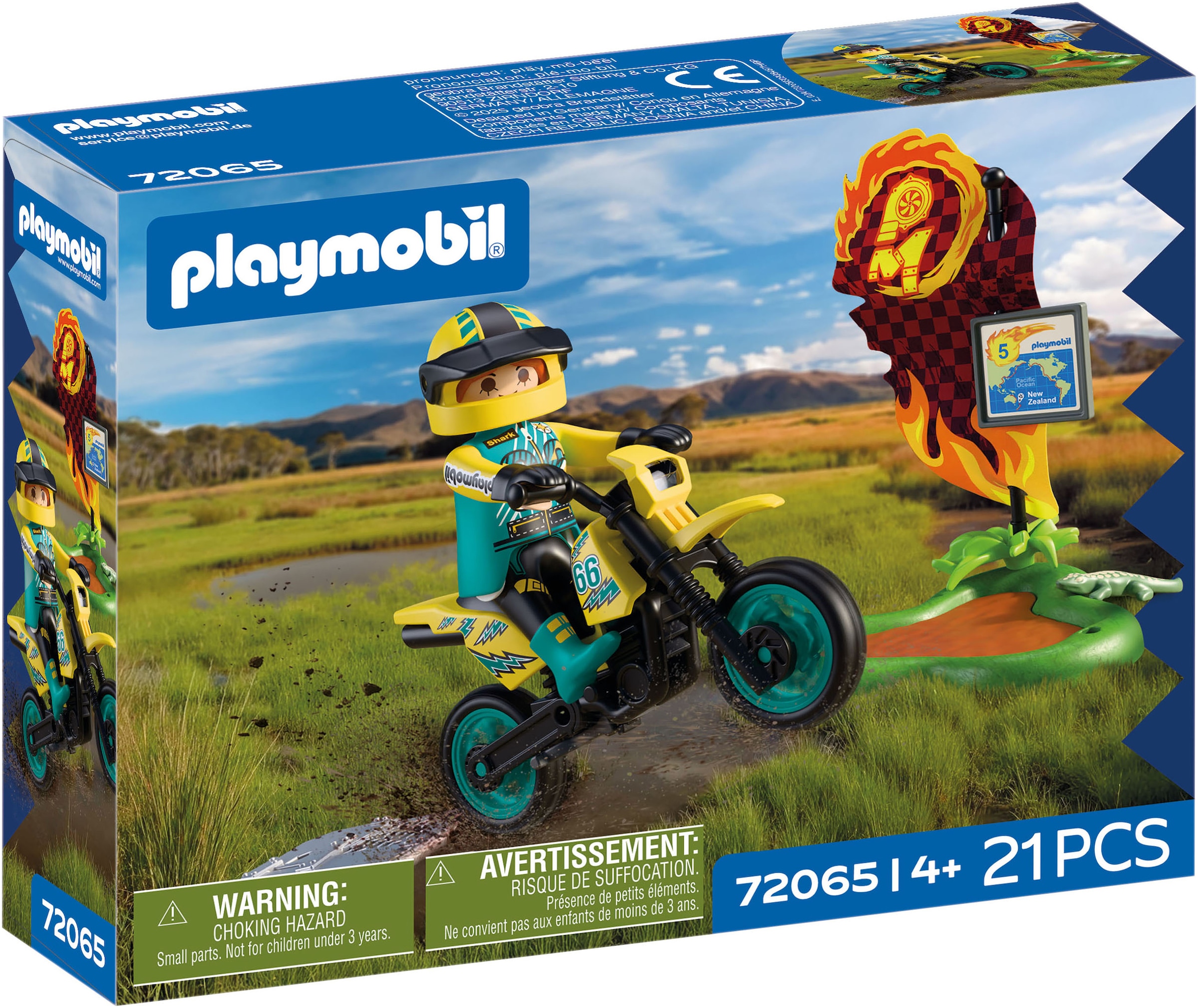 Playmobil® Jeu de construction »Offroad Motorrad (72065), City Action« Made in Europe