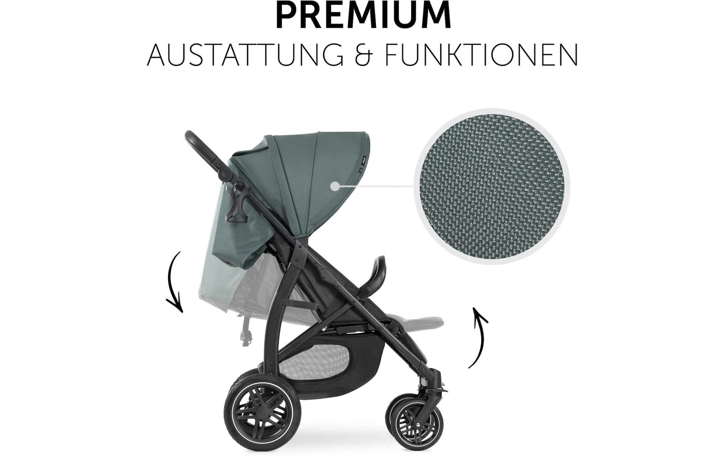 Hauck Kinder-Buggy »Rapid 4D Jungle Green« 25 kg