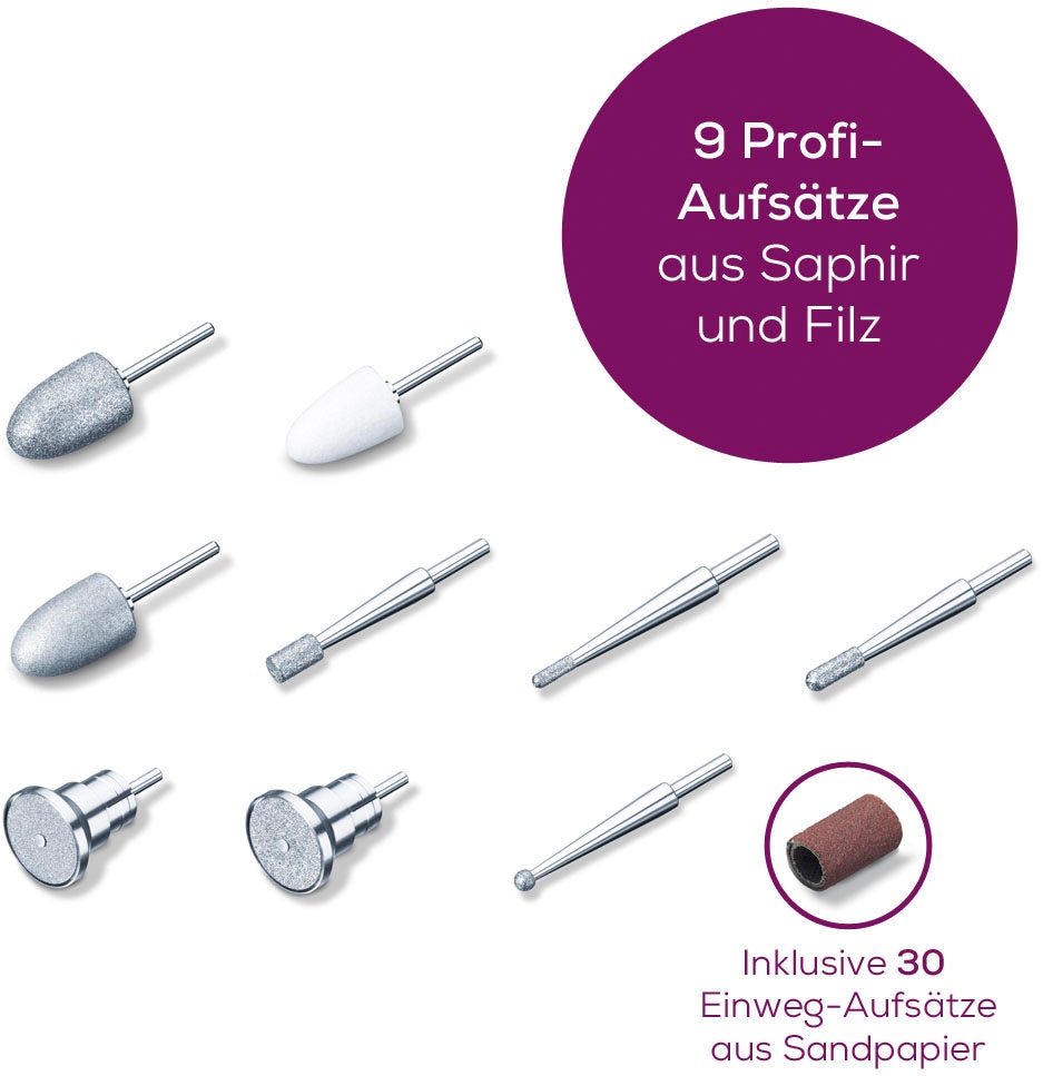 BEURER Ersatzschleifkörper »MP 100 Aufsatz Set«