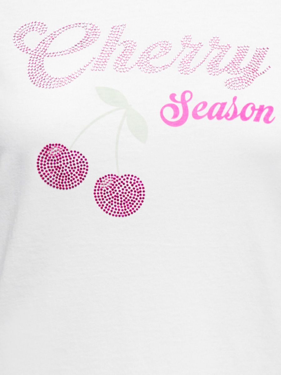 ONLY T-shirt à manches courtes »ONLNIKITA REG S/S TOP BOX JRS« coton, coupe régulière, col rond, taille régulière