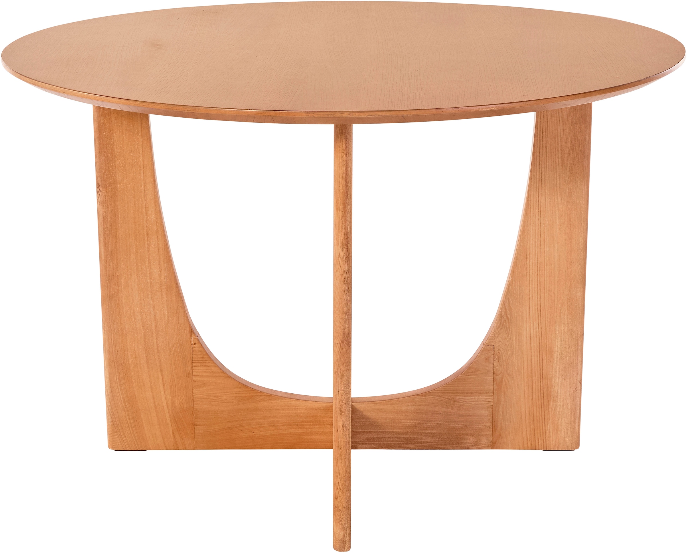 LeGer Home by Lena Gercke Table de salle à manger »Zirella« Bois de frêne massif, design marqué à pied croisé, largeur 120 cm