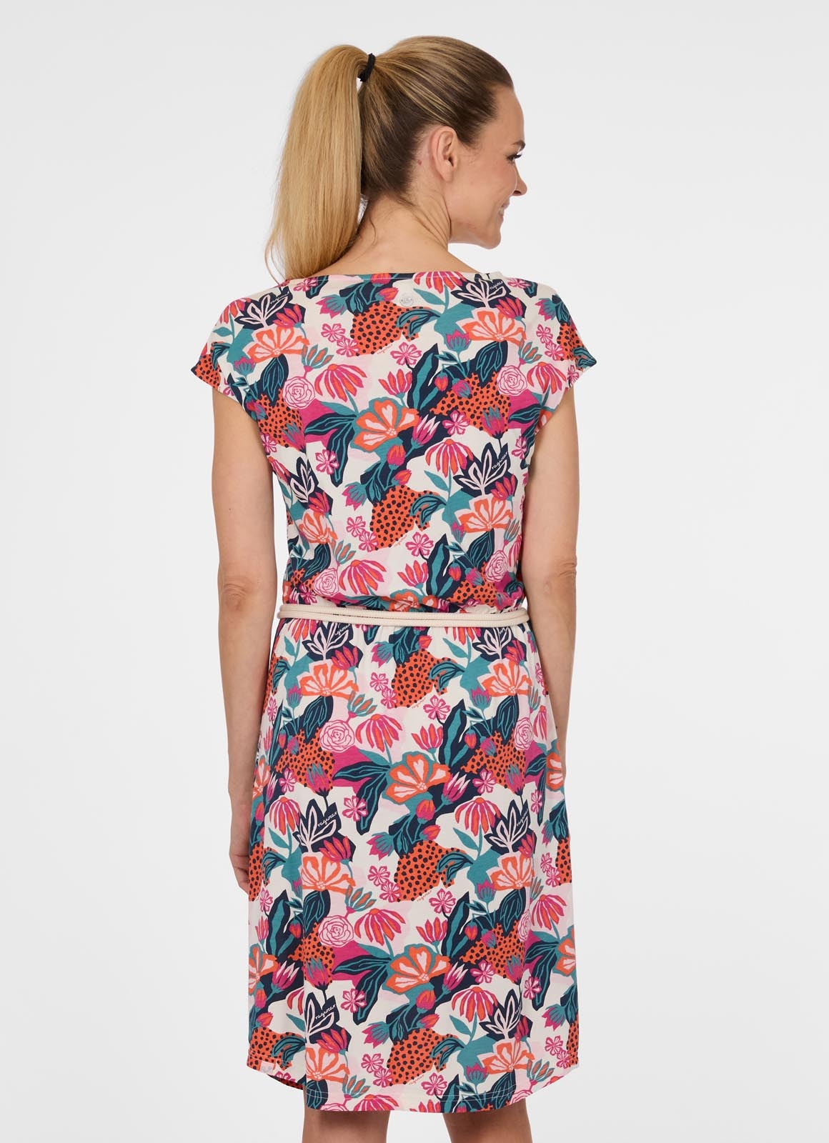 Ragwear Mini-robe »LILITHE PRINT« en mélange de coton, coupe normale, manches courtes