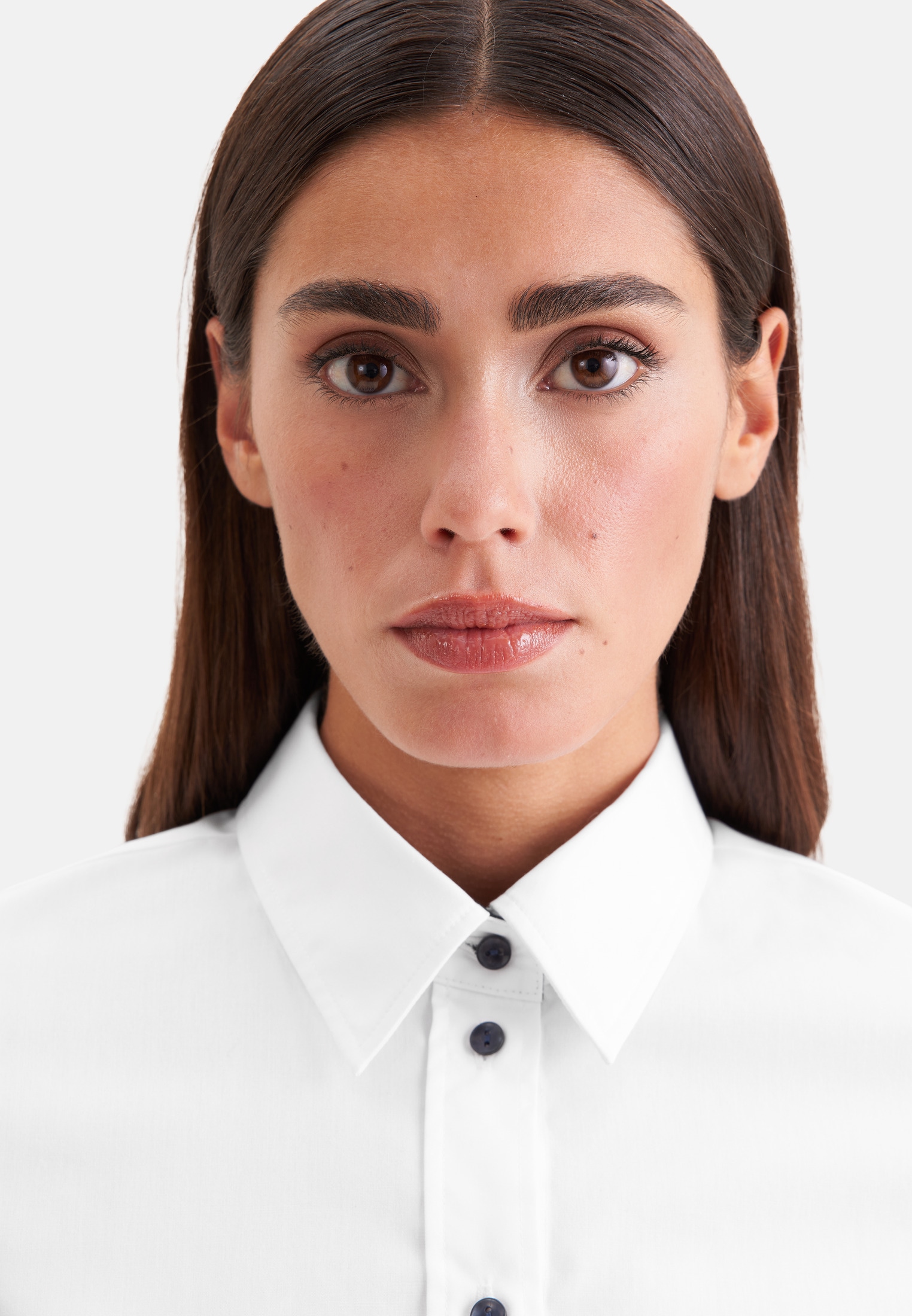 seidensticker Blouse chemise col 1/1 uni