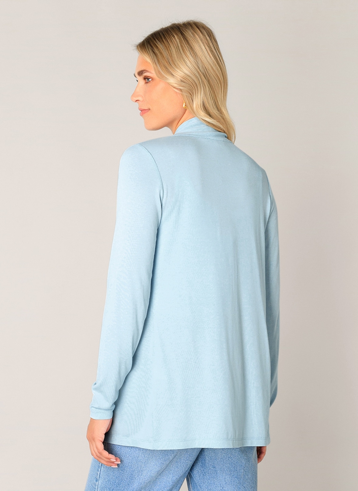 Base Level Veste en tricot »Yayla« en maille fine élastique