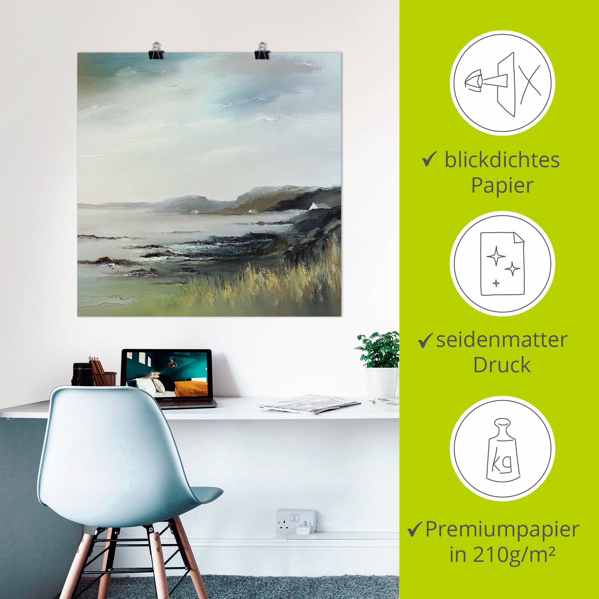 Artland Wandbild »See« Küste 1 Stk. tlg. als Leinwandbild, Poster in verschied. Grössen