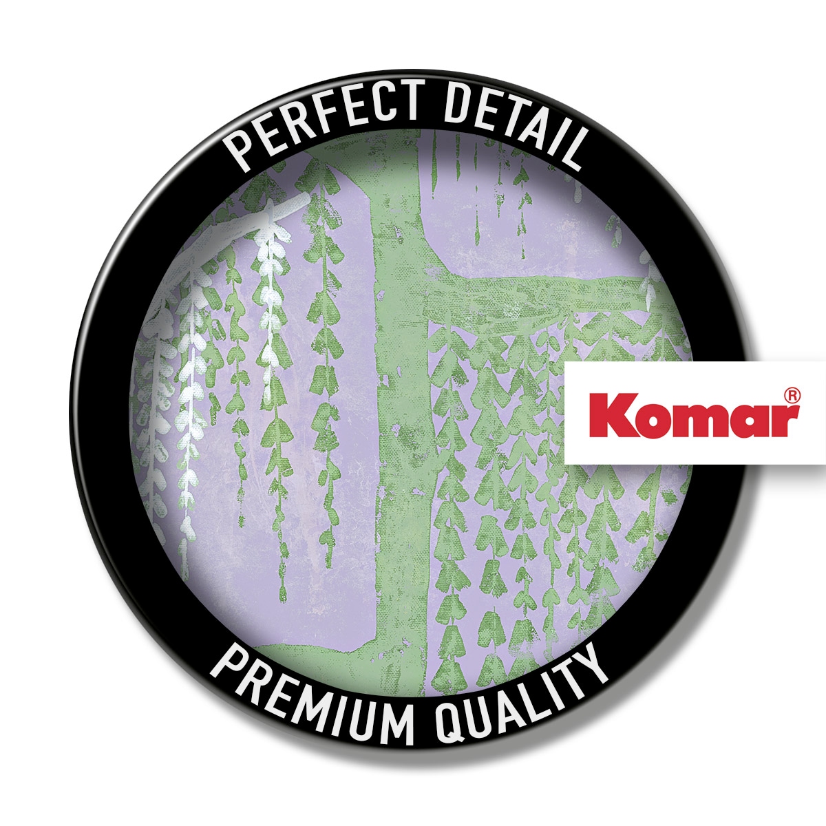 Komar Fototapete »Komar Vlies Fototapete - Crazy Willow - Grösse 350 x 250 cm« bedruckt glatt