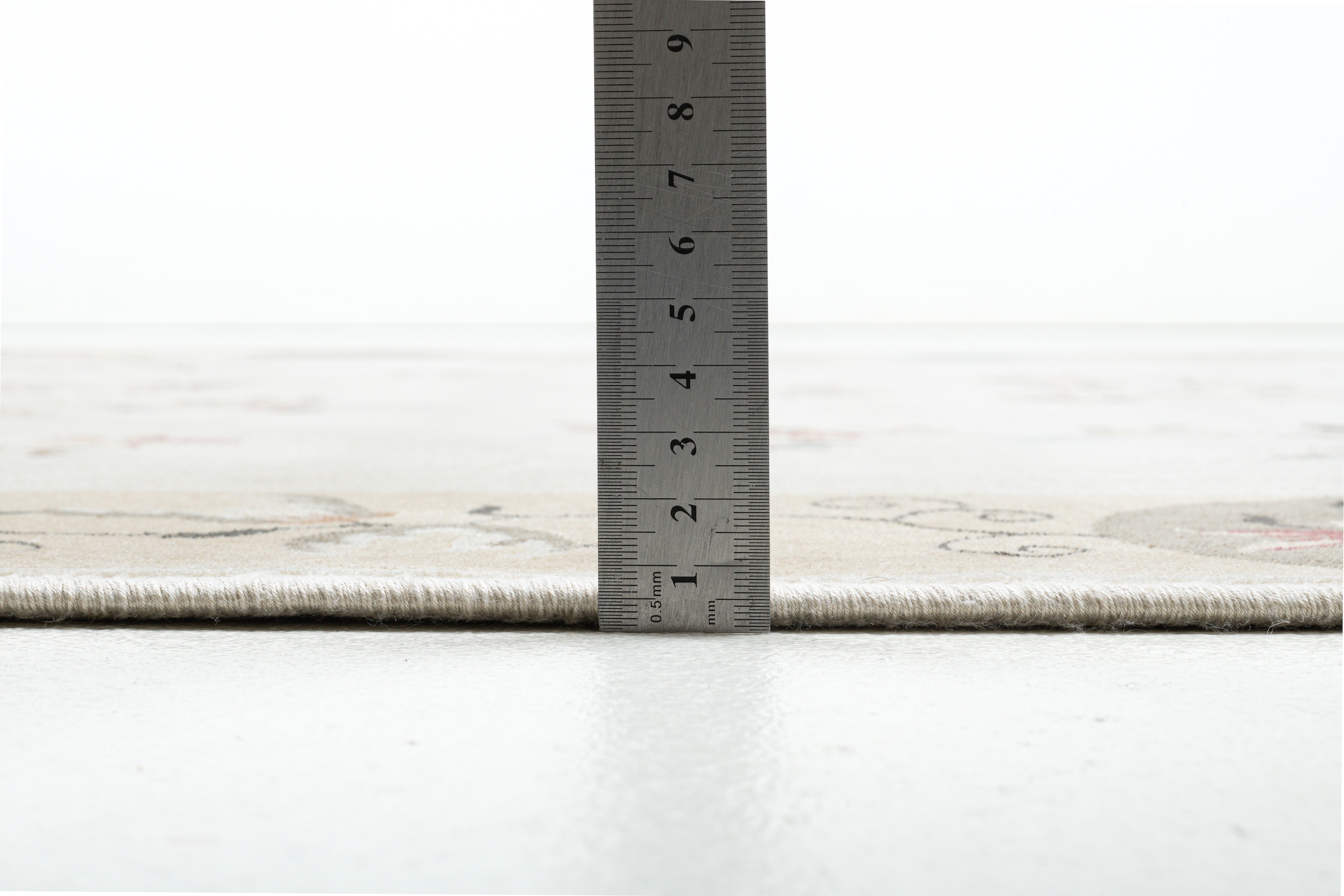 Gino Falcone Tapis »Cherina GF-130« Rectangulaire 8 mm Höhe zartes Blüten Design, mit Bordüre, leichter Glanz, 100 % Viskose