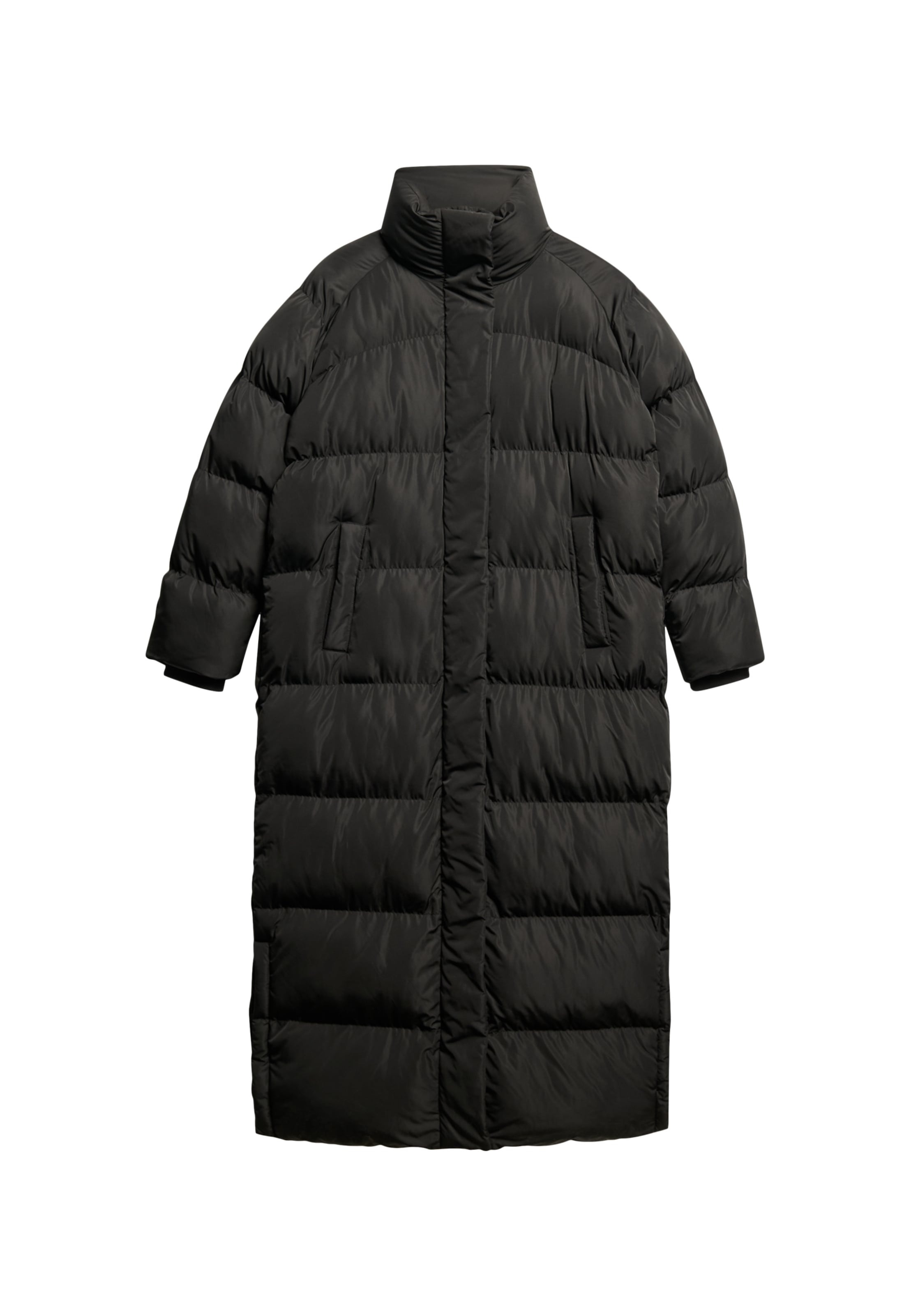 Superdry Steppjacke »MAXI LONGLINE PUFFER JACKET« mit Kapuze