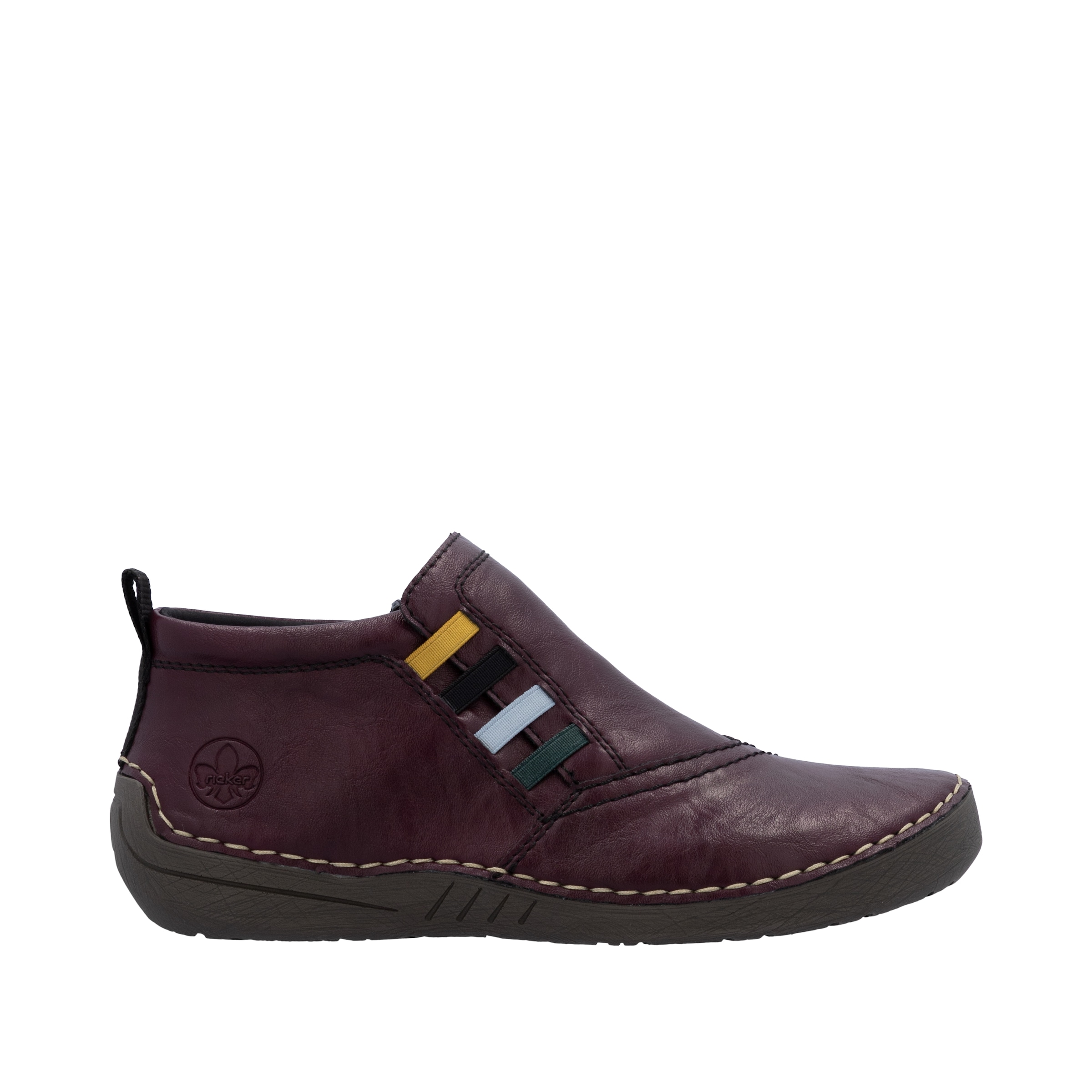 Rieker Bottines à enfiler  Boots casual, bottines, boots à enfiler avec fermeture éclair intérieure
