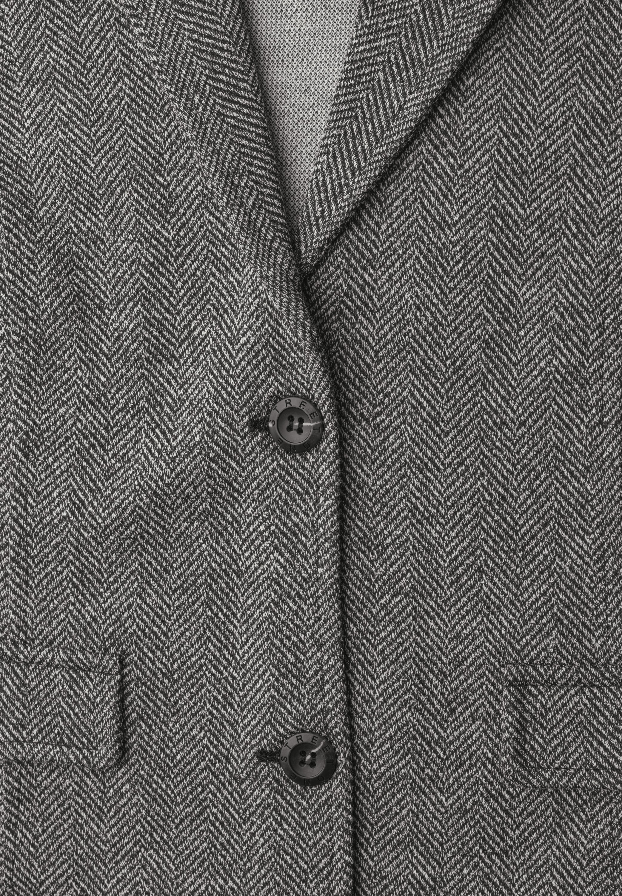 STREET ONE Jackenblazer mit Reverskragen und Dessin