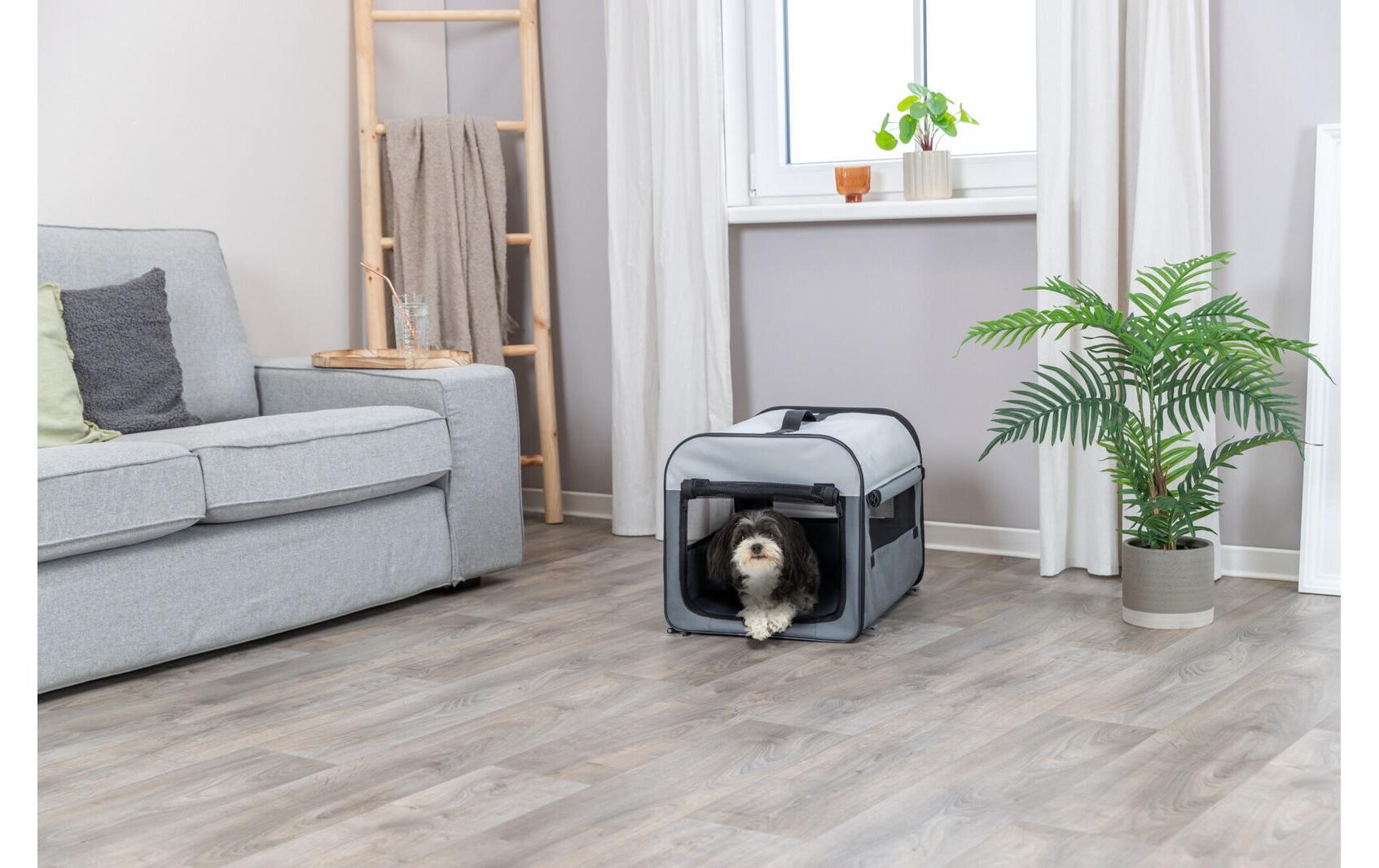 TRIXIE Caisse de transport pour animaux »Basic XS-S« Respirant, pliable, bonne circulation de l'air, fermeture de sécurité