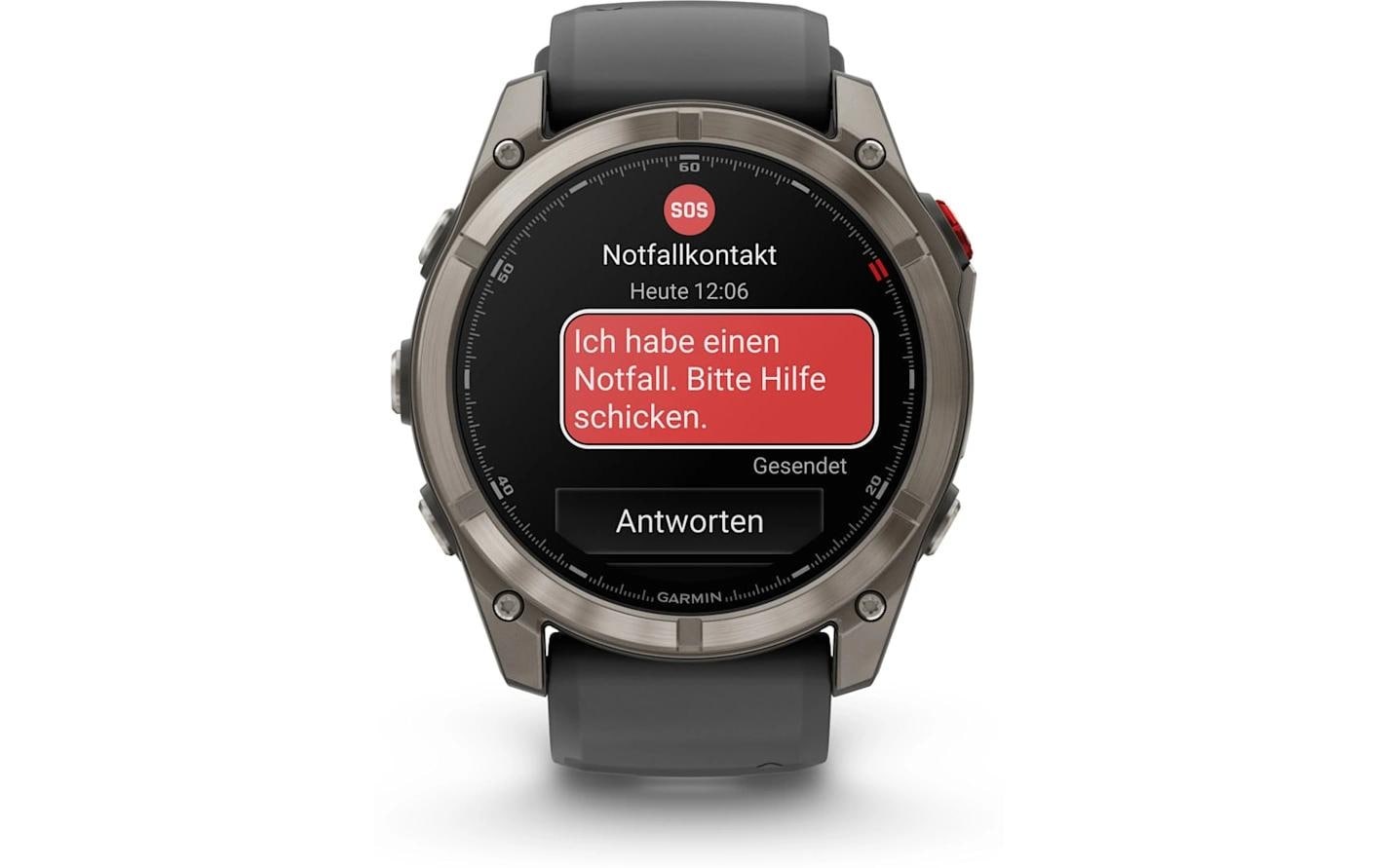 Garmin Fitnessuhr »fēnix 8 Pro – AMOLED« (3,56 cm / 1,4 ″)
