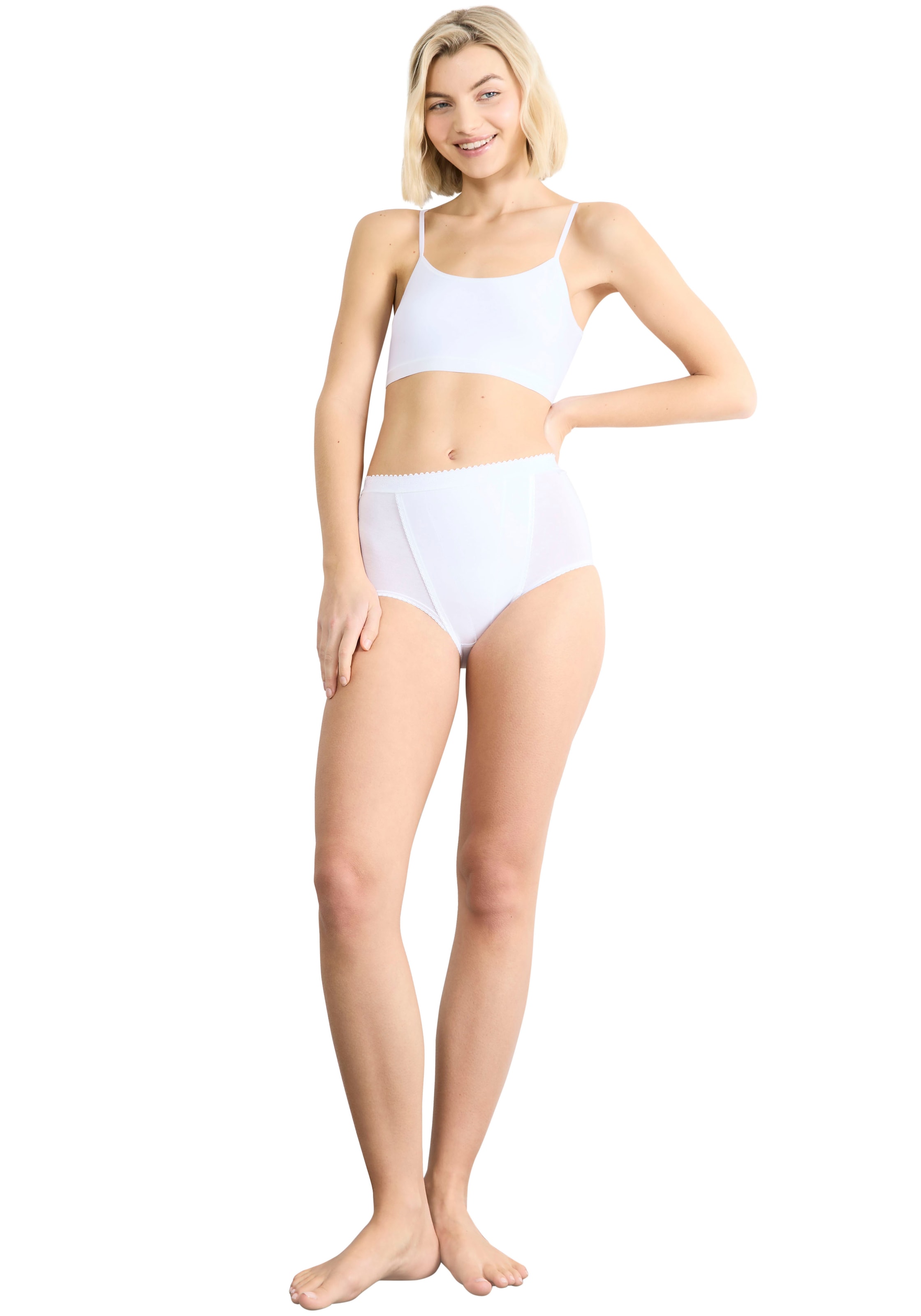 sloggi Slip gainant »Control« 2er Pack,  doppellagige Bauchpartie, formend, Baumwollmix, elastisch