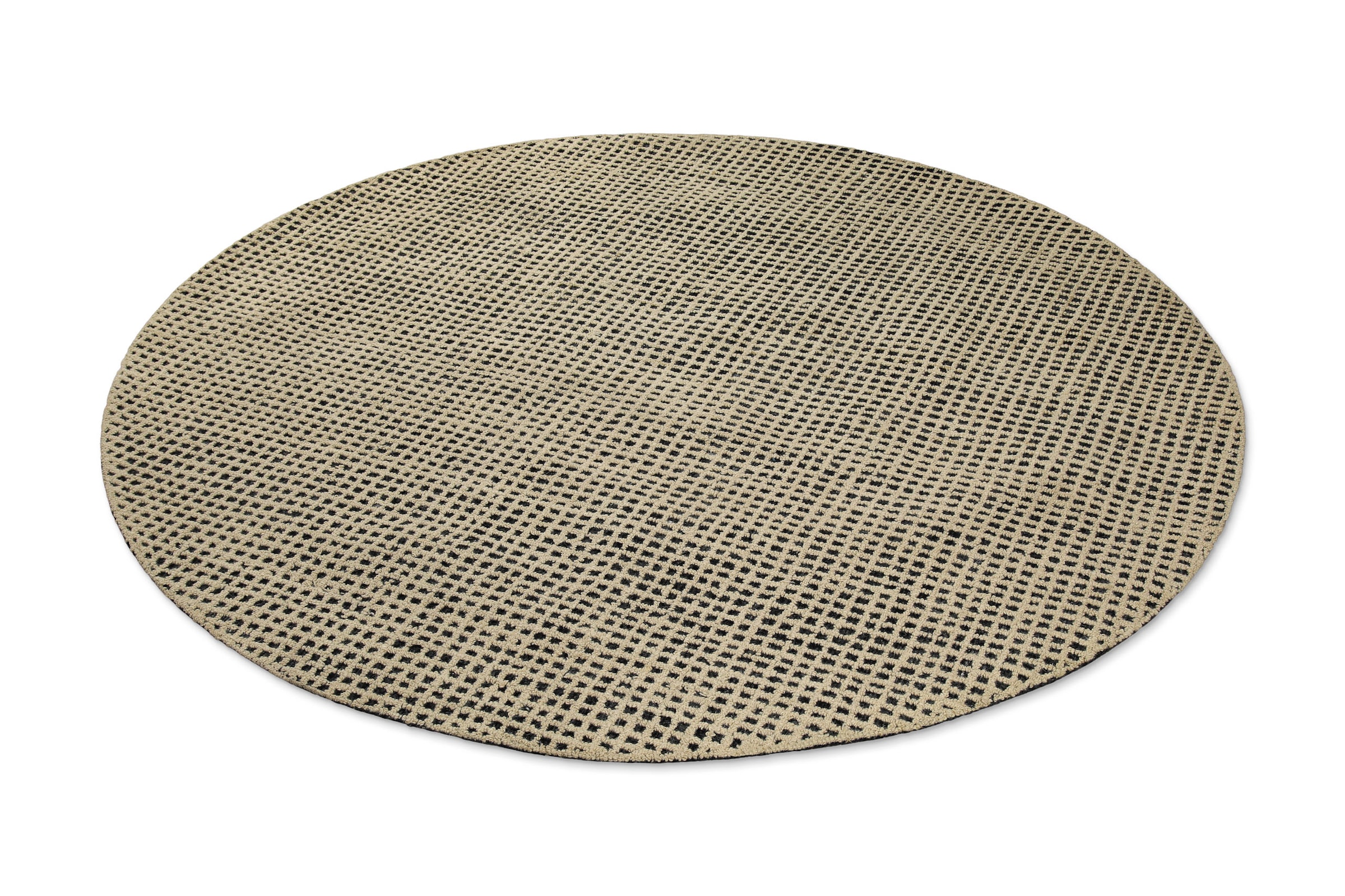 Wecon home Tapis »Hamptons TWENTYNINE« Rond 10 mm Höhe Poils courts, salon, chambre, élégant, robuste, motif carreaux