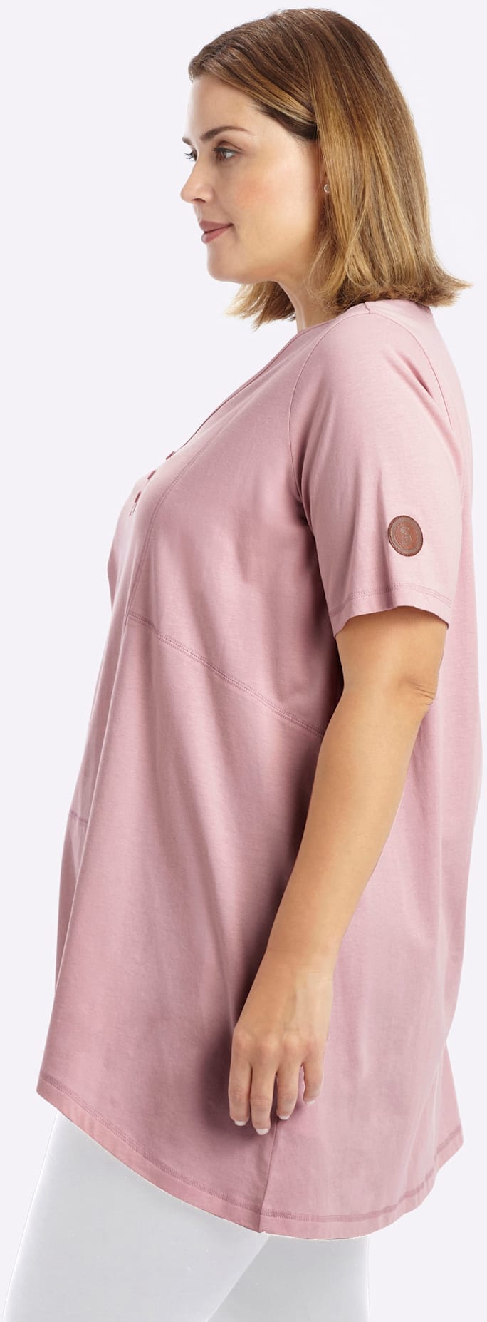 Sheego Longshirt »Halbarmshirt« 1