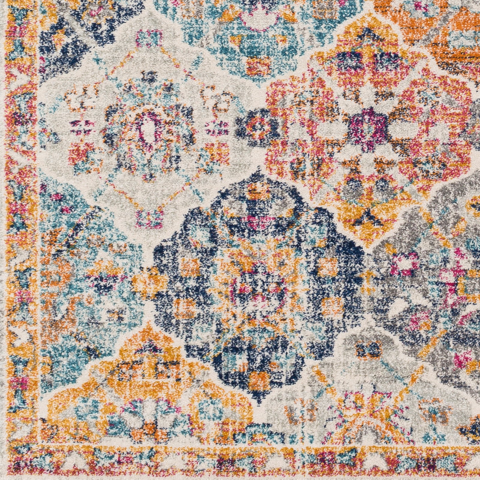 Livabliss Tapis »CUZCO« Rectangulaire 7 mm Höhe Orient-Optik, Vintage Design, Boho Stil, Kurzflor, Wohnzimmer