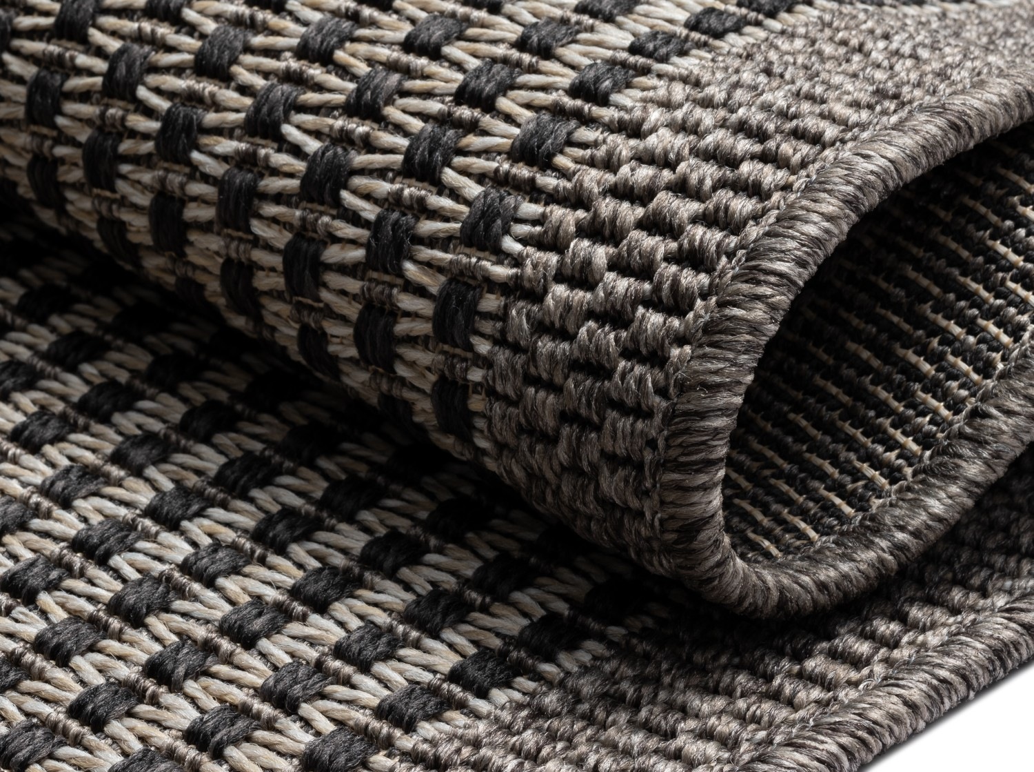 Myflair Möbel & Accessoires Teppich »Natura, LAGERRÄUMUNG!« rechteckig 6 mm Höhe Uni Farben, mit Bordüre, Outdoor geeignet, Balkon, Terrasse