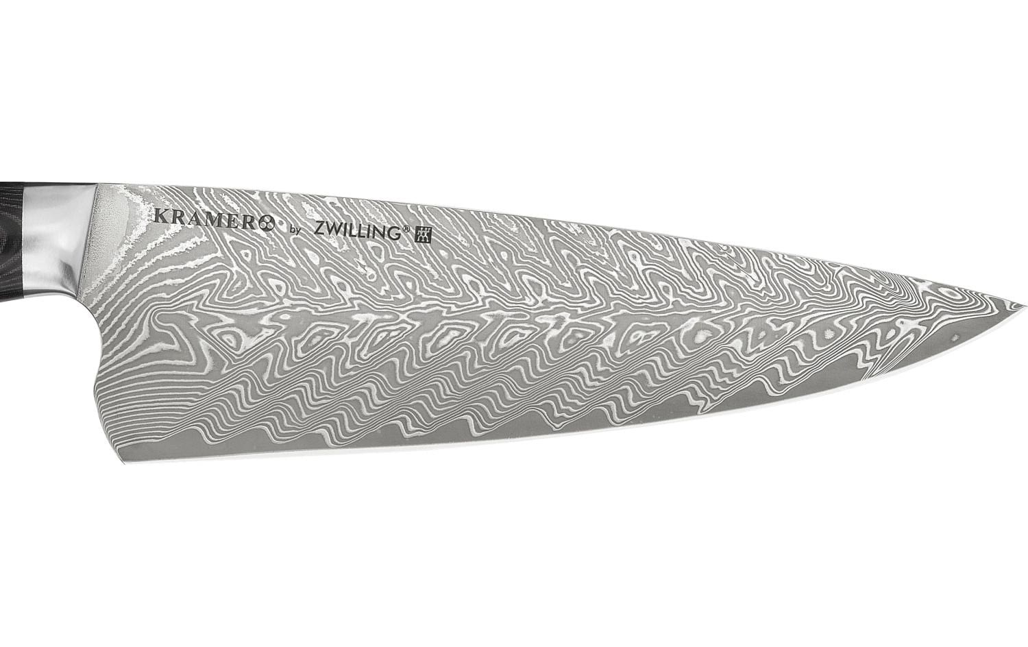 Zwilling Couteau de cuisine »Kramer Euro Stainless 20 cm« Profi-Kochmesser aus 100-Lagen Damaststahl