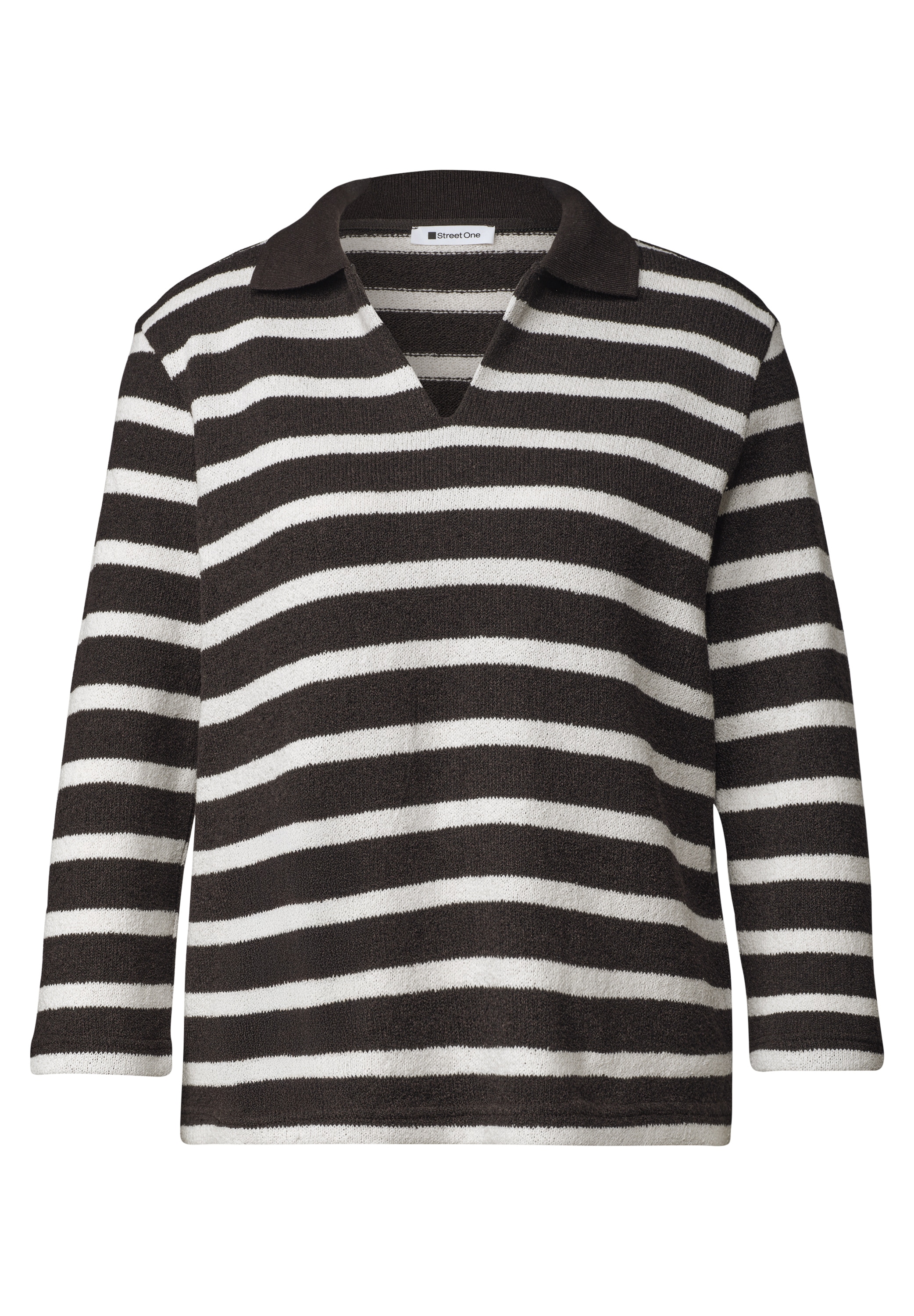 STREET ONE Polo avec motif à rayures