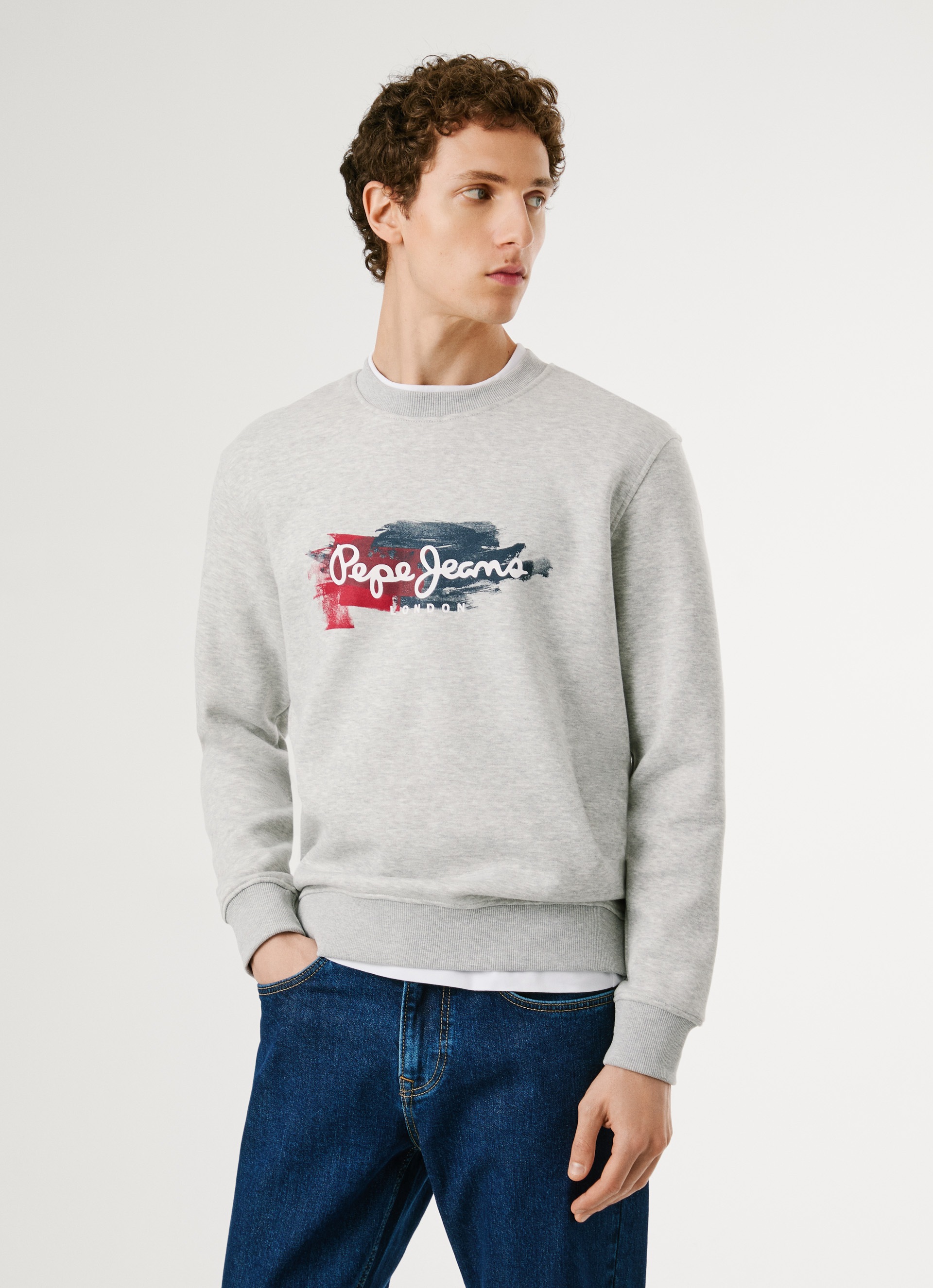 Pepe Jeans Sweatshirt »TREY CREW«, Regular Fit mit Rundhals
