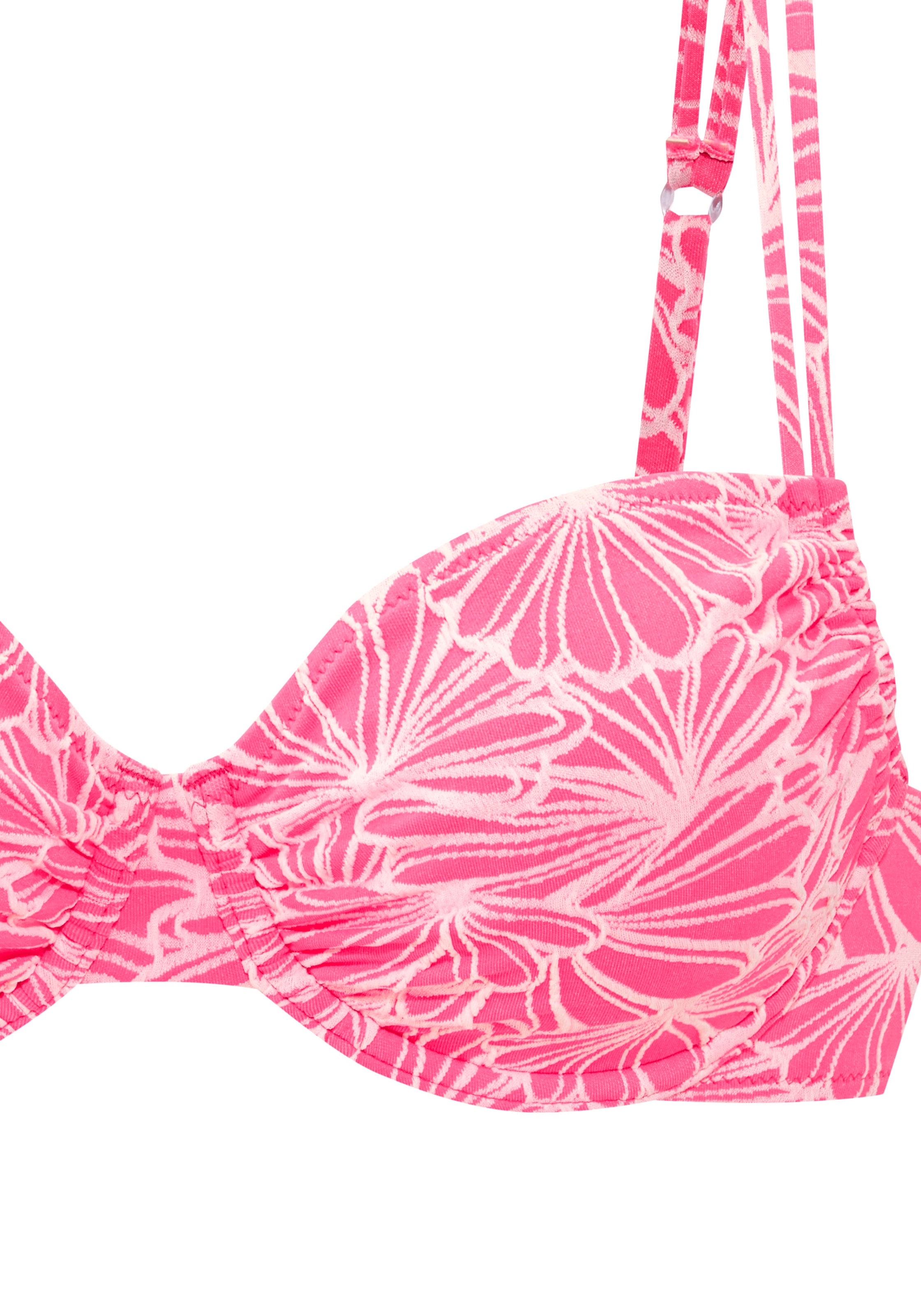 Venice Beach Haut de bikini à armatures »Peony« en tissu structuré à la mode