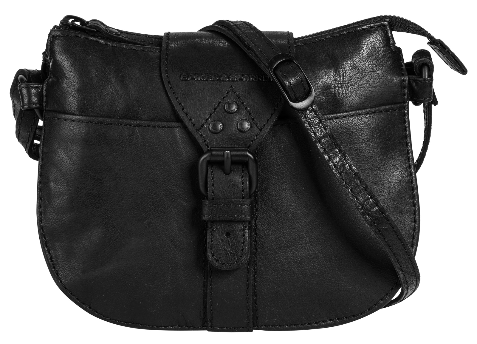 Spikes & Sparrow Sac à bandoulière »SPIKES & SPARROW Damen echt Leder« cuir véritable