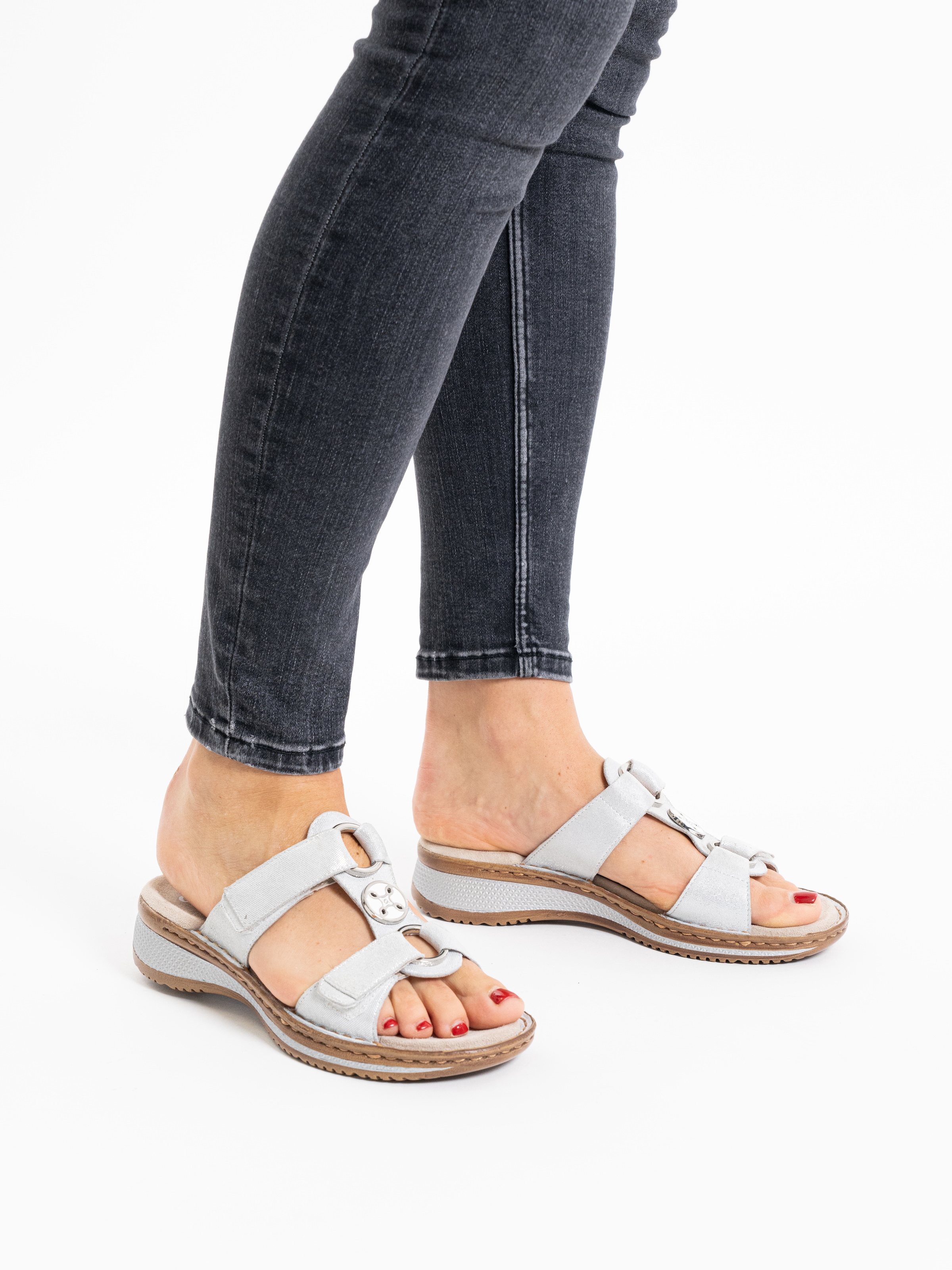 Ara Pantolette »HAWAII«  à talon compensé, chaussure d'été, chaussure à enfiler avec élément décoratif