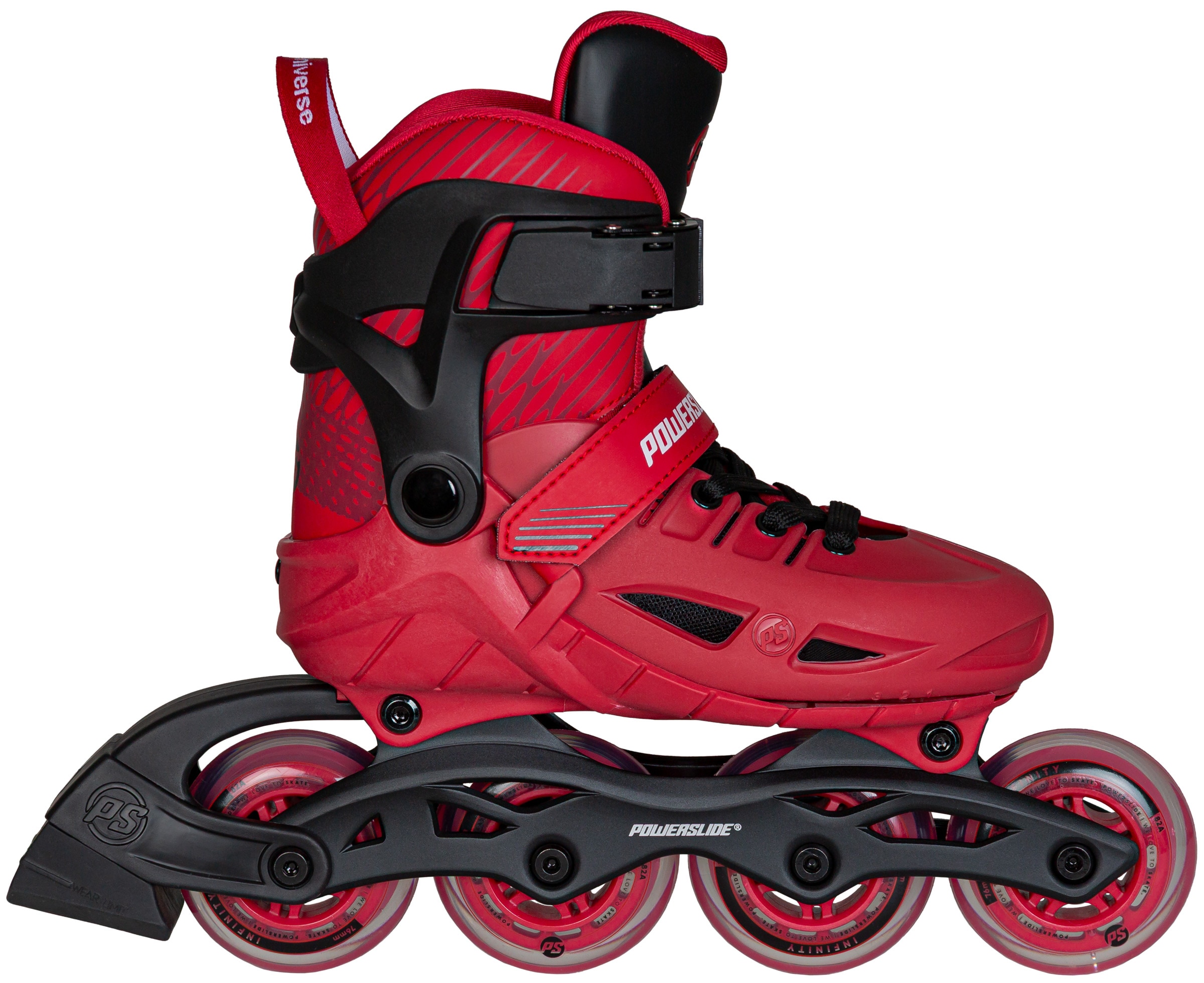 Powerslide Patins à roulettes »Universe Pink 4W Kids adj«