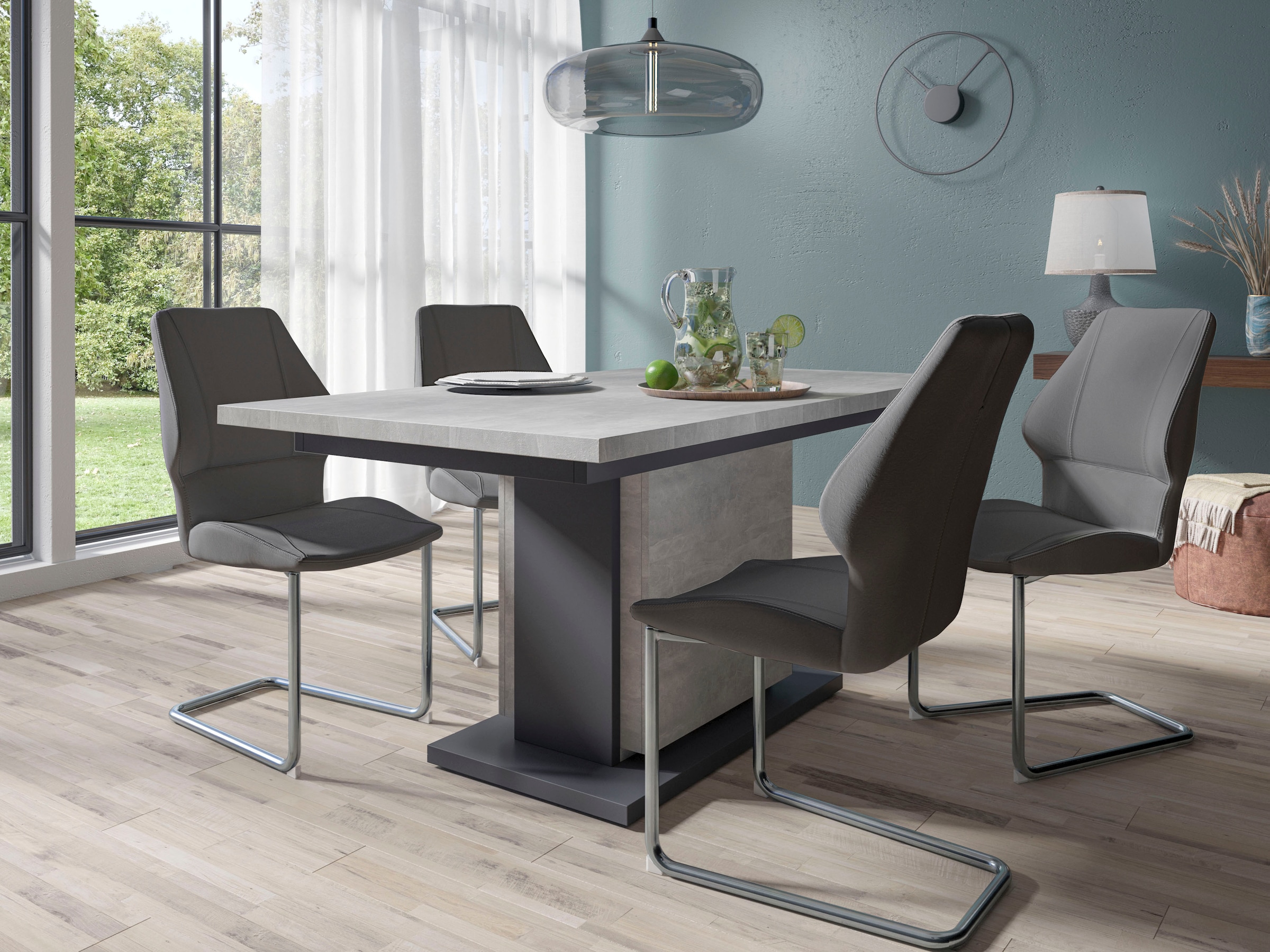 byLIVING Esstisch mit Auszugsfunktion, in 2 Breiten 140-190 cm oder 160-215 cm