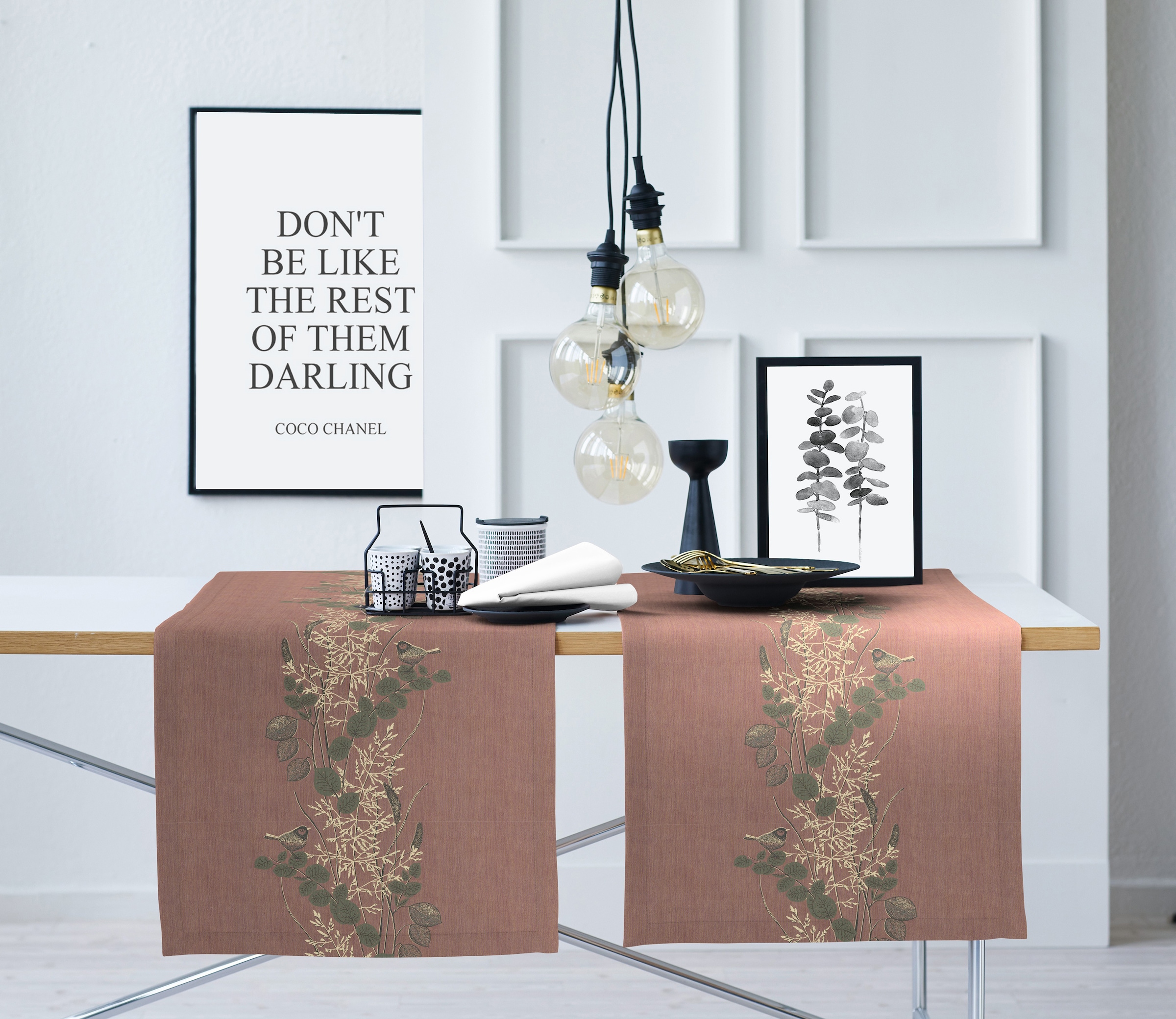 APELT Chemin de table »5250 HERBSTZEIT, Jacquard, Herbstdeko, Herbst«