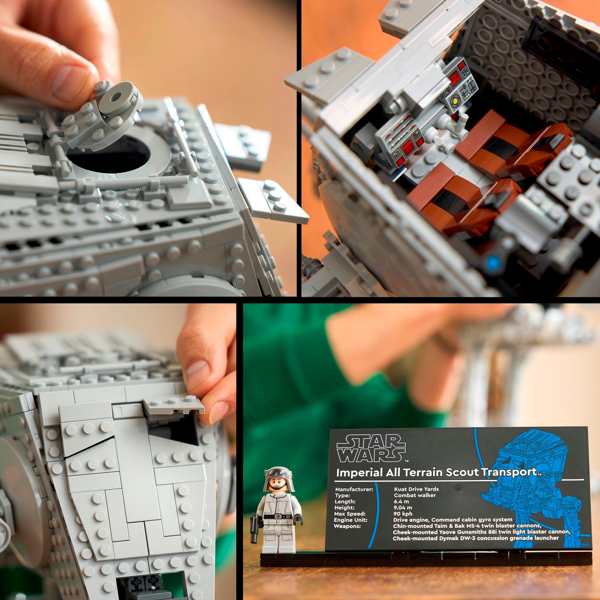 LEGO® Pions de construction »AT-ST Kampfläufer (75417), LEGO Star Wars™« Made in Europe