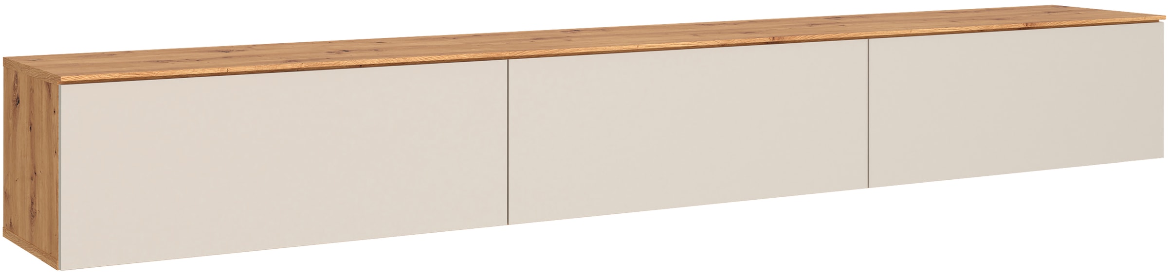 GOODproduct Lowboard »3 Klappen und viel Stauraum« hängend oder stehend, grifflos, modern, Breite 240cm