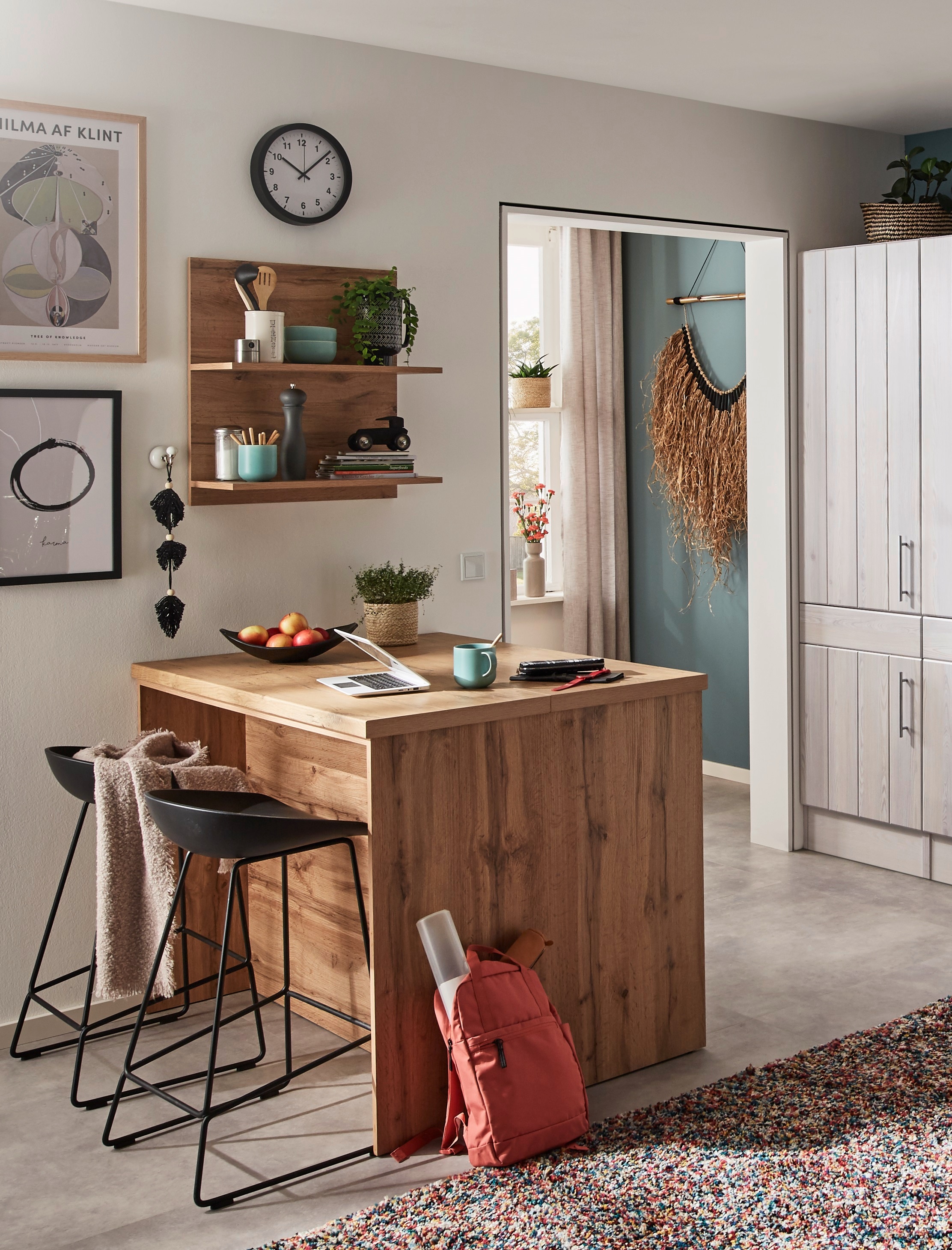 RESPEKTA Ilot de cuisine »Anton« Largeur 124 cm, avec Soft-Close