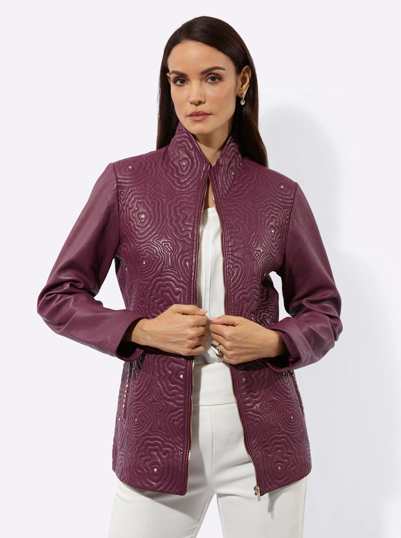 Mainpol Veste en cuir