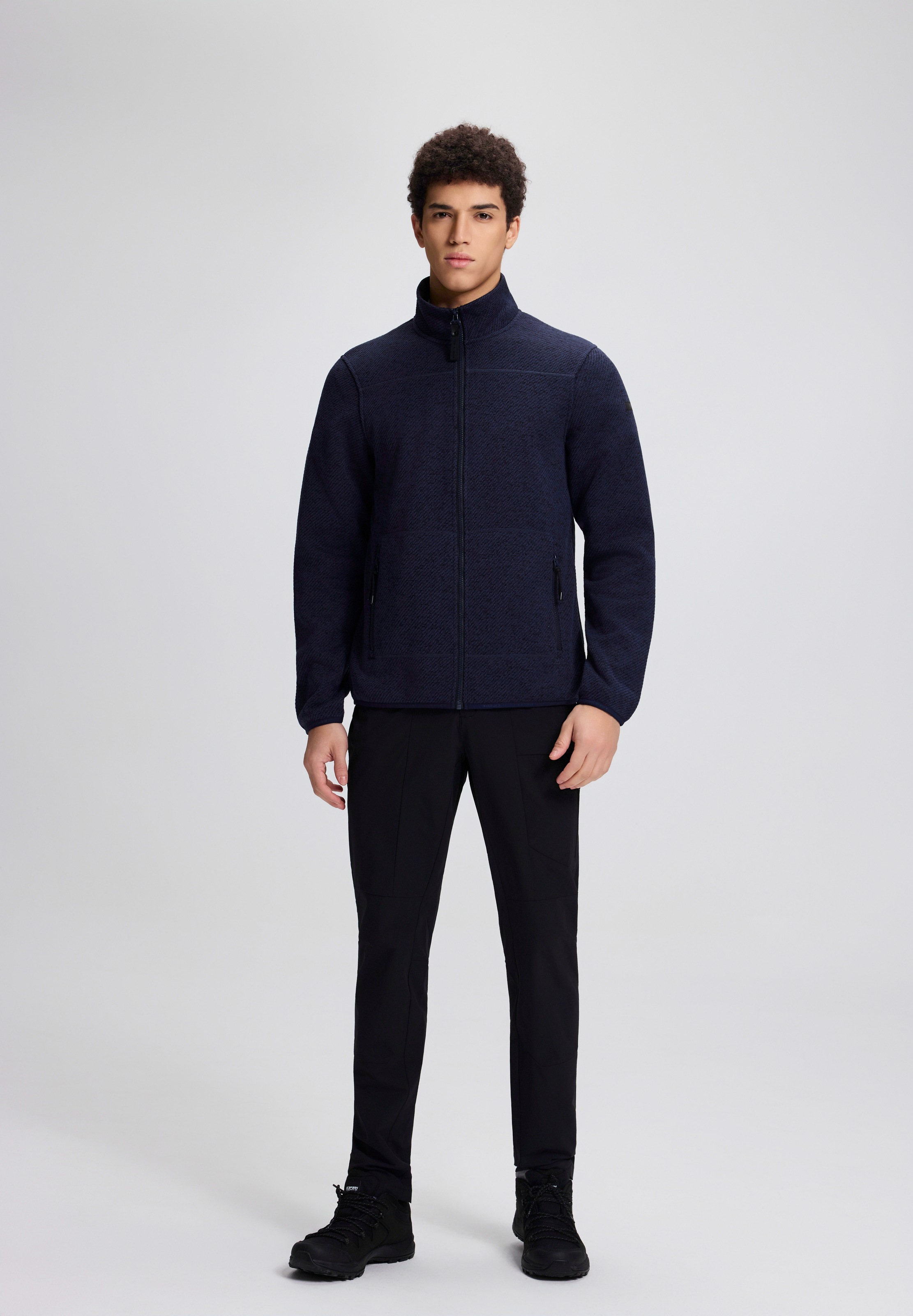 Icepeak Fleecejacke »AGEN« sportlicher Stil, aus schnell trocknendem Thermal-Material