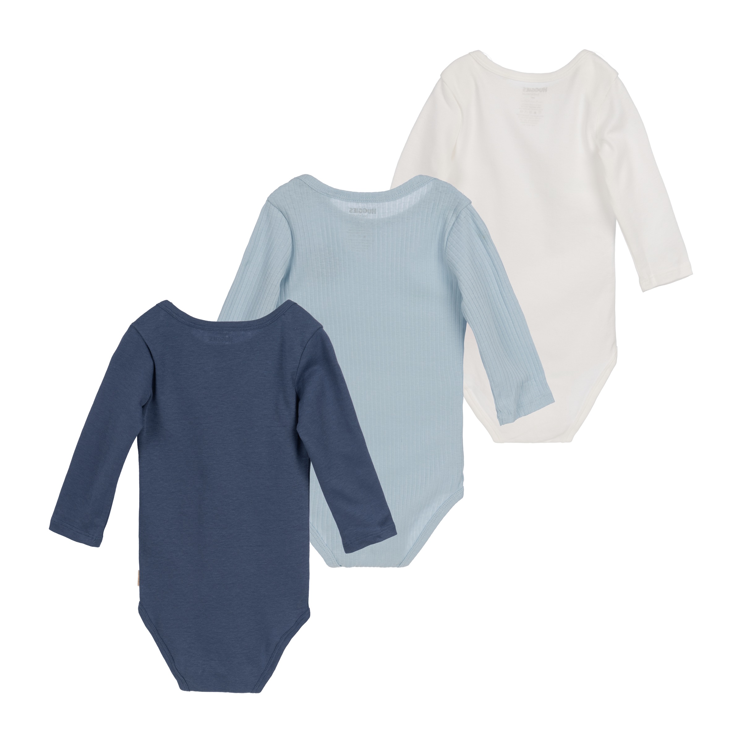 HUGGIES babywear Body à manches longues »HUGB 3PK BODYSUIT« Packung, 3 cuis 3er-Pack, in Ripp-Optik