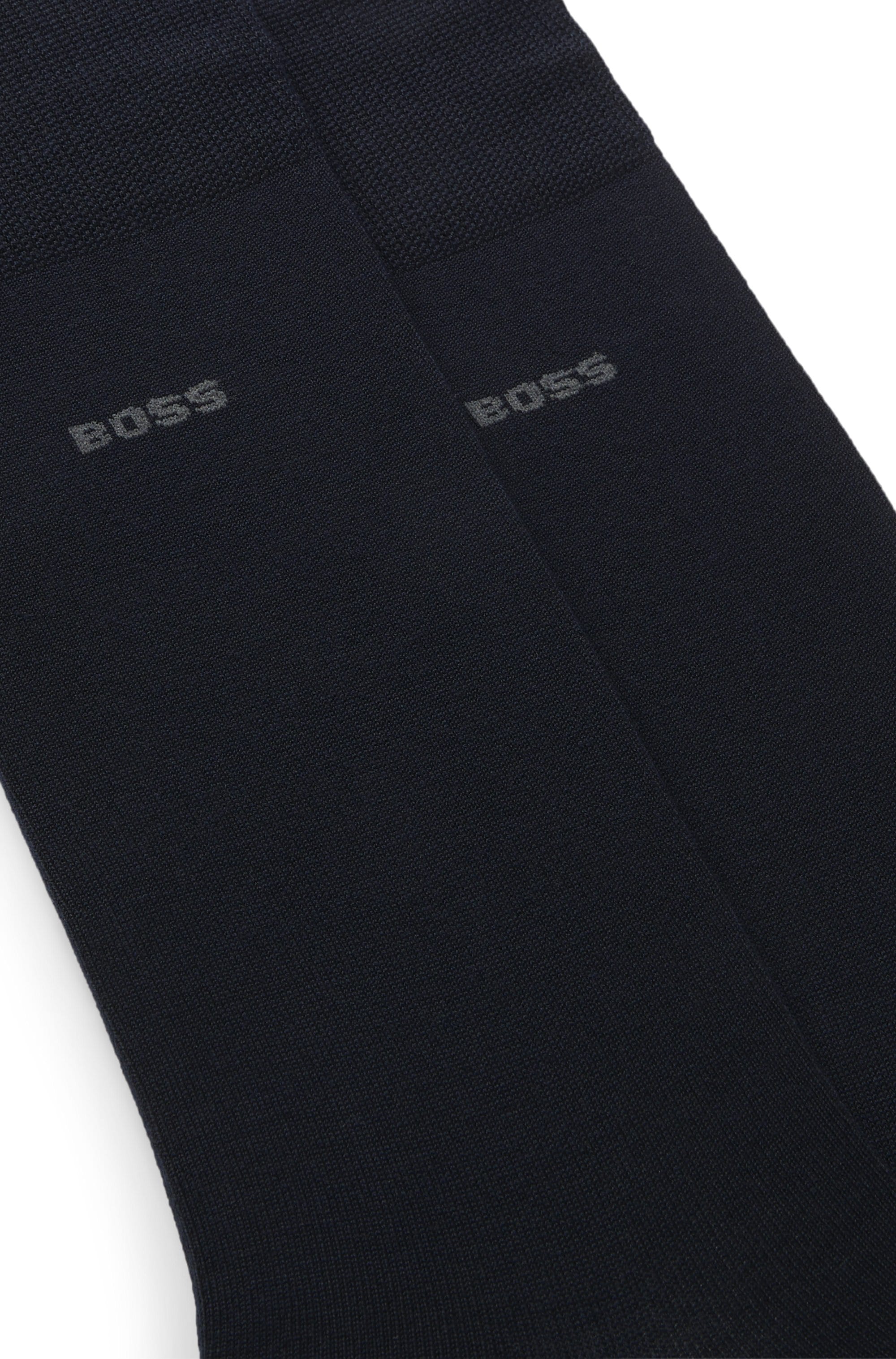 BOSS Chaussettes d'affaires »2P RS Tom Uni MC« 2 cuis tlg.