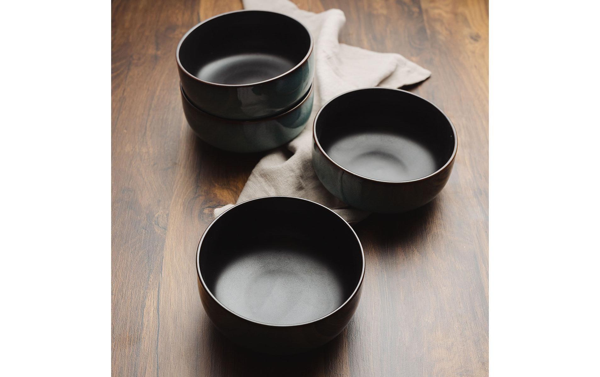   Dessertschale »Lunasol Elements Night Sky 4-tlg. 14,5 cm« aus Steingut Spülmaschinenfest