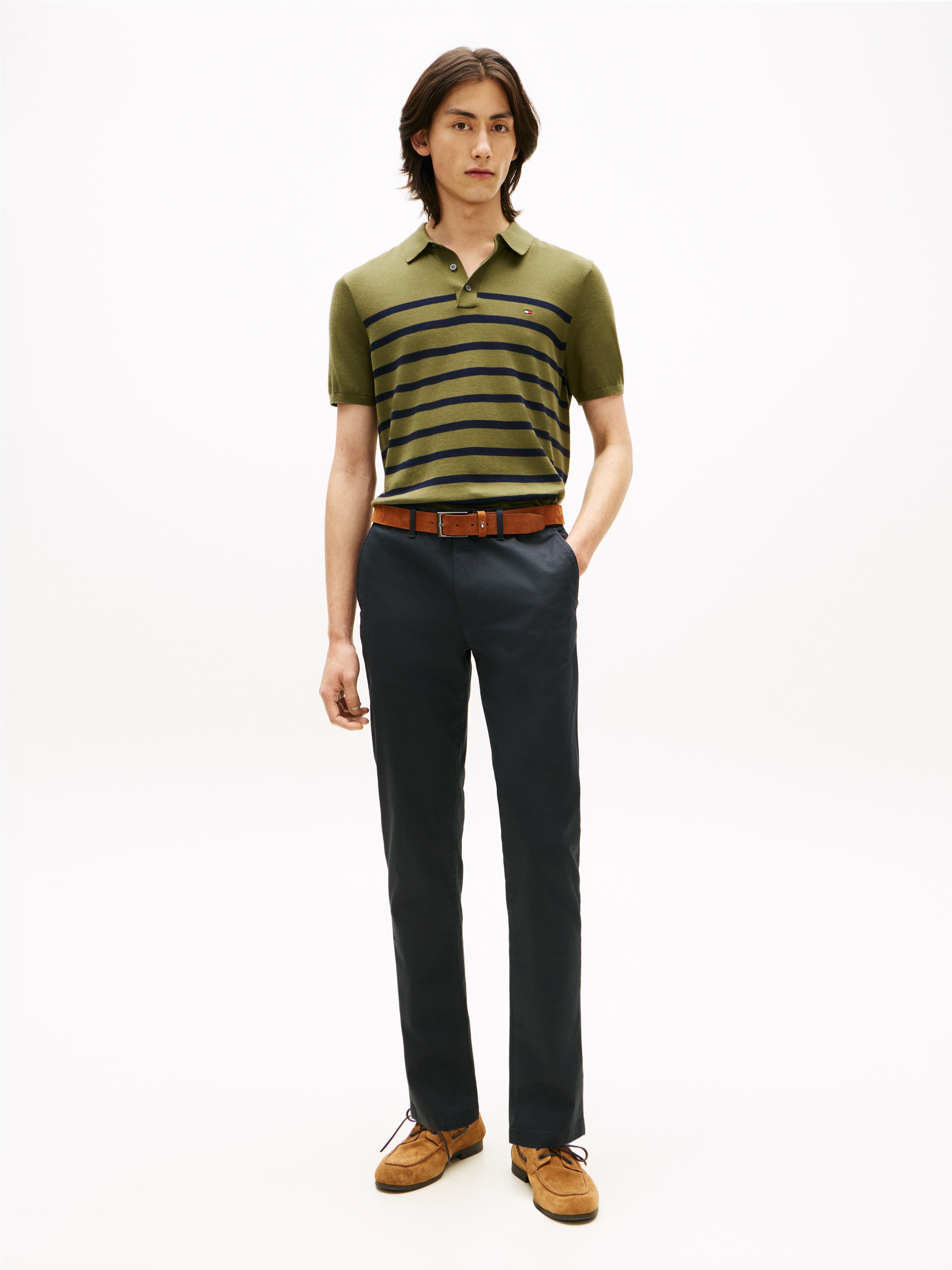 Tommy Hilfiger 5-Pocket-Hose »BLEECKER PRINTED STRUCTURE«  slim fit, modisch, mit Struktur