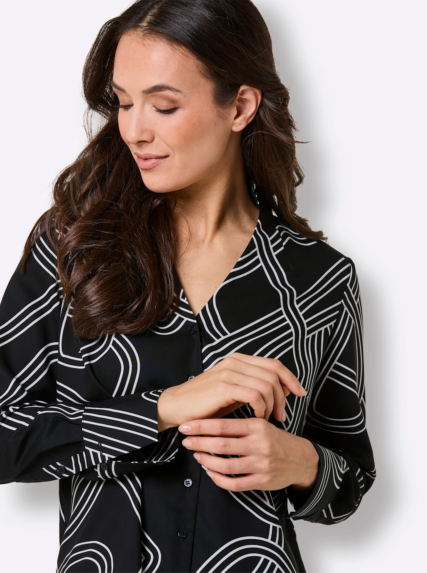 CREATION L PREMIUM Blouse à pression