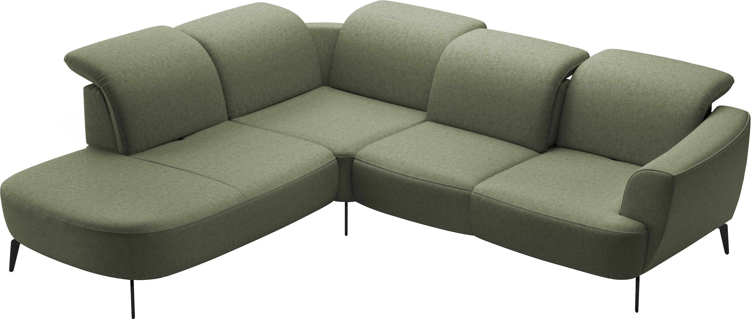 sit&more Canapé d'angle »Zoe« ink.Sitztiefenverstellung, wahlweise mit Kopfteilverstellung