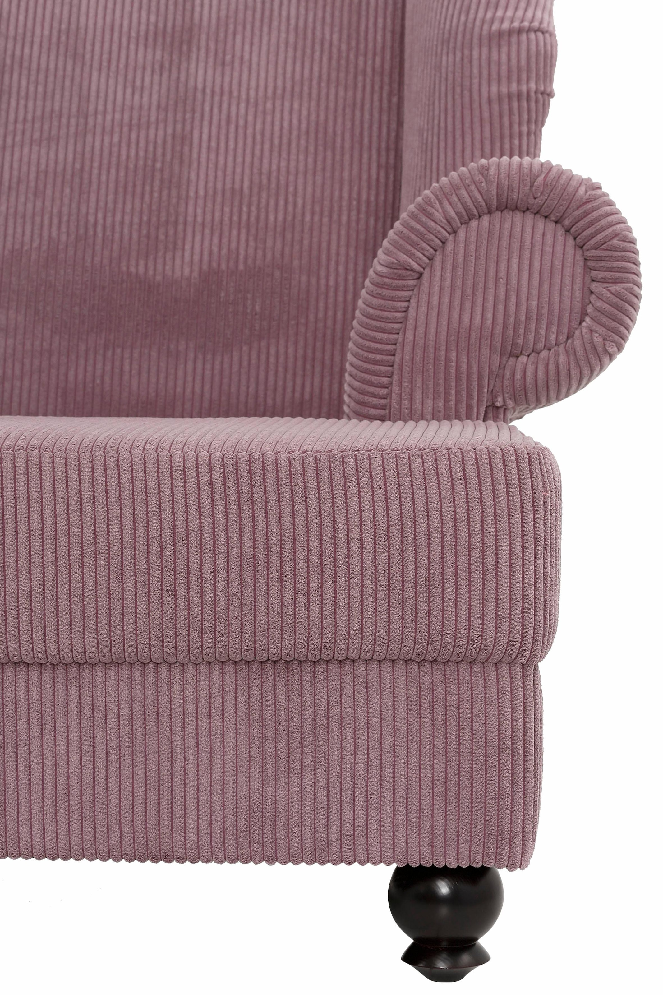 Home affaire Fauteuil XXL »King Henry, Sessel, Ohrensessel, Relaxsessel, Big Sessel, Breite 121cm« mit Federkern, in legerer Polsterung und  losen Kissen