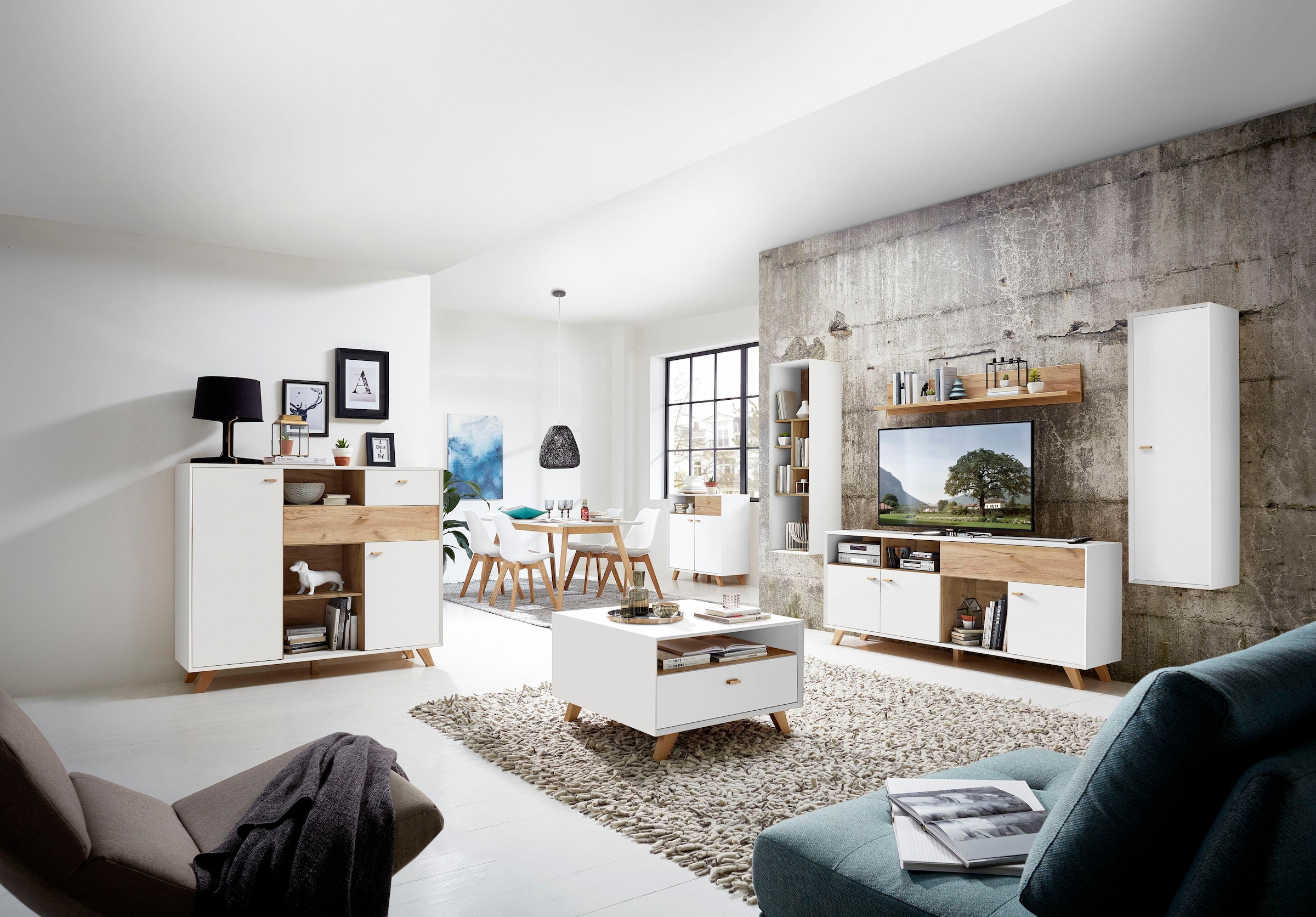 GERMANIA Wandregal »Calvi« Höhe 140 cm