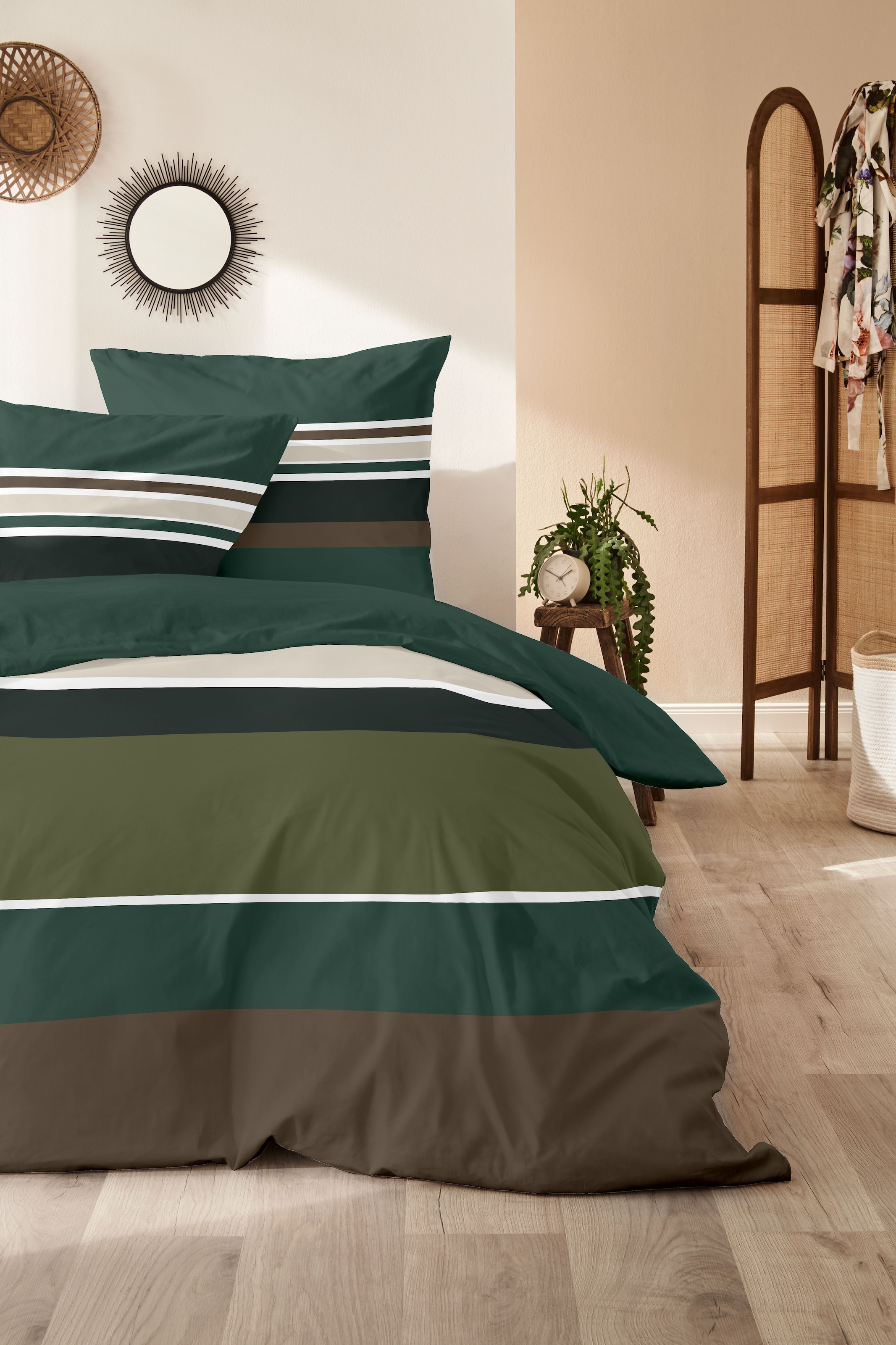 Primera Linge de lit »Line Art« 2 100 % coton standard 100 selon Öko-Tex