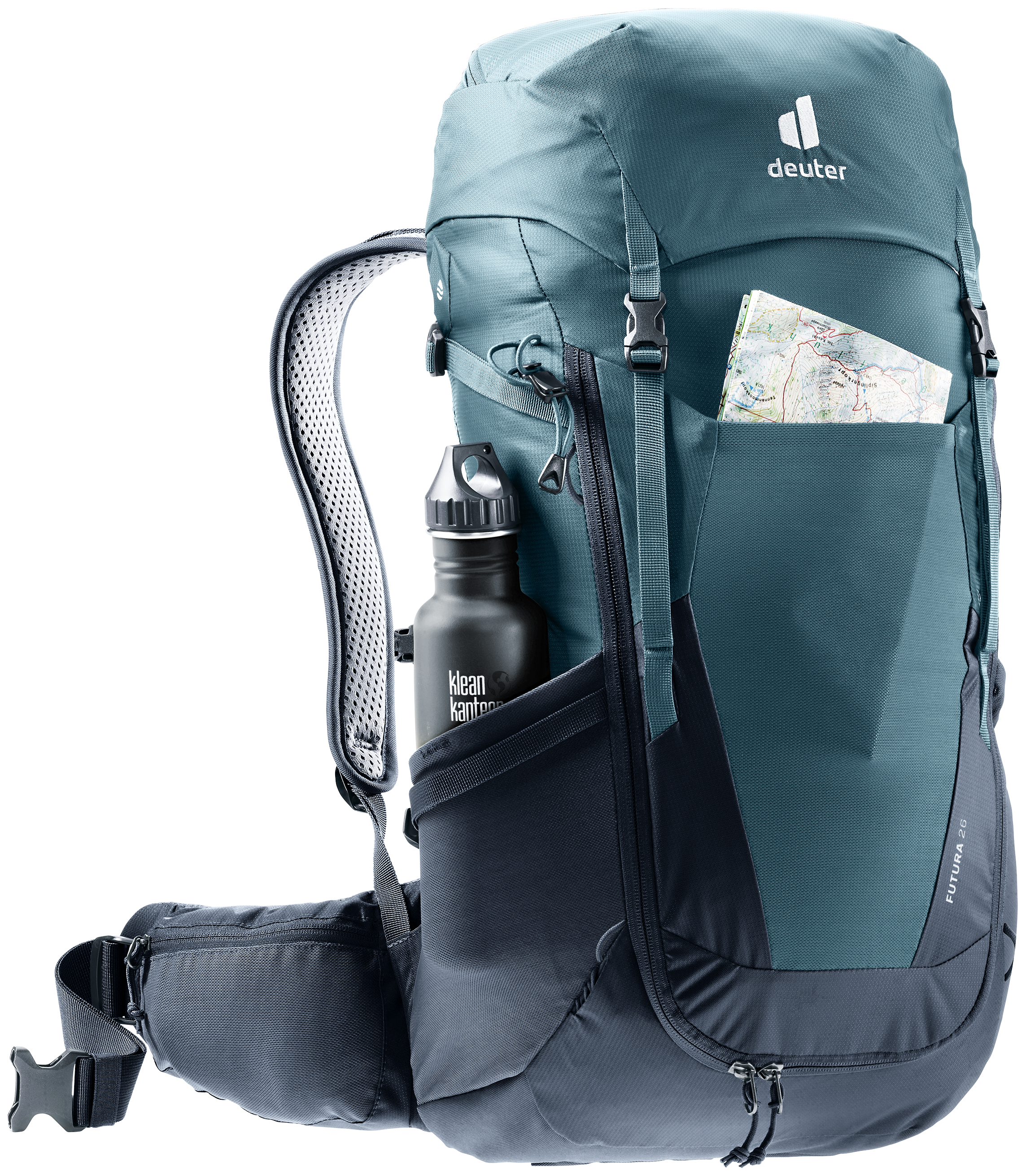 deuter Sac à dos de randonnée »FUTURA 26« für längere Tages- und Mehrtageswanderungen, mit grosser Frontöffnung