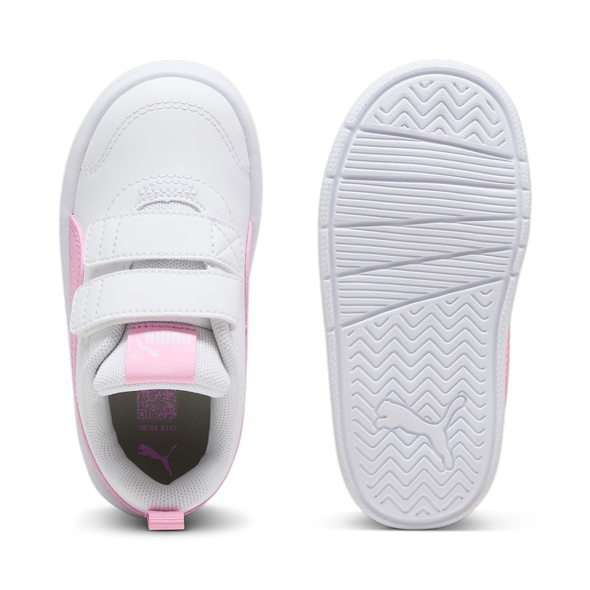 PUMA Sneakers »COURTFLEX V3 V INF«  pour activités sportives, avec doublure textile, hauteur cheville